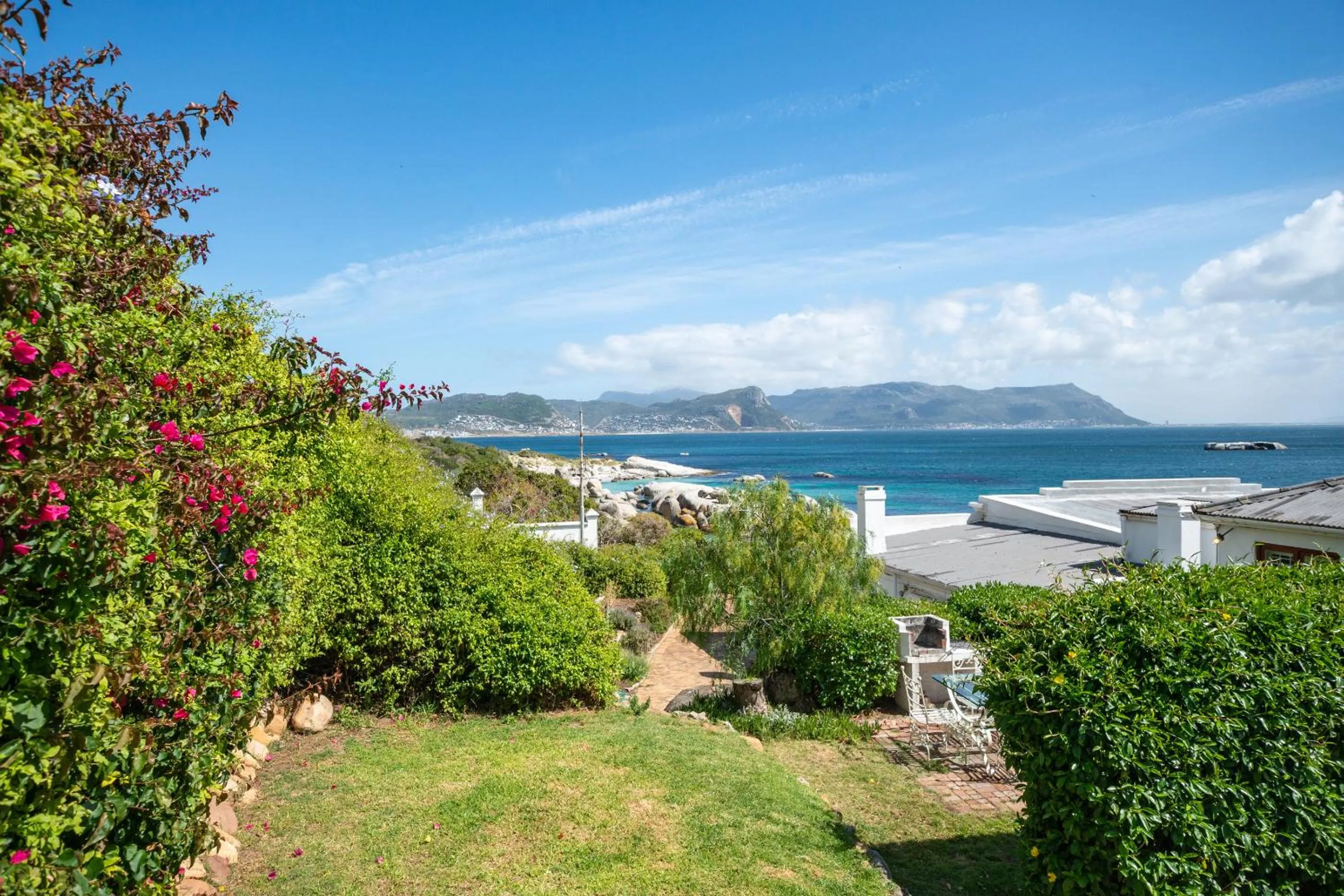 Natural landscape in Bosky Dell on Boulders Beach