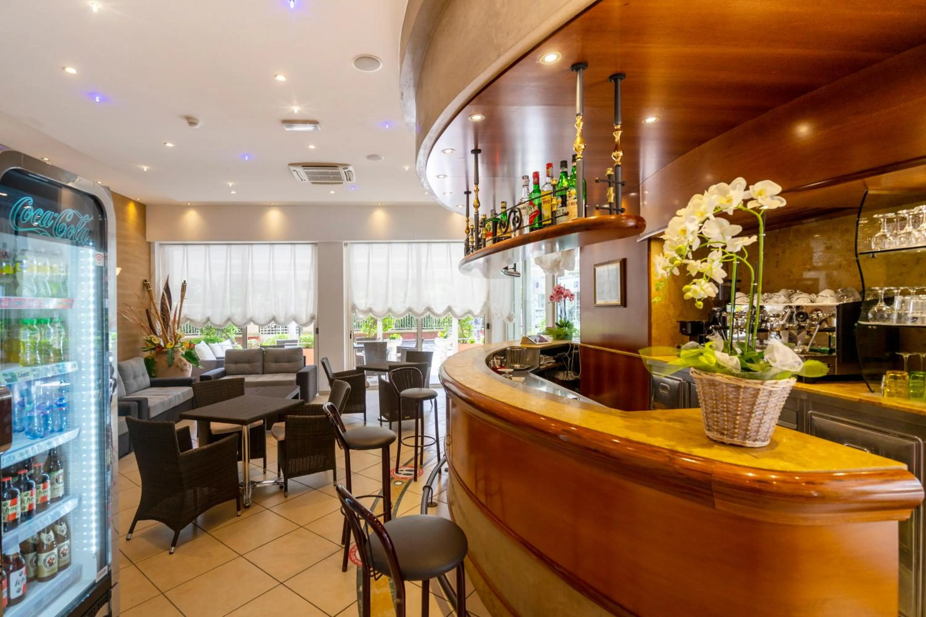 Lounge or bar in Hotel Mocambo Riccione CENTRALISSIMO AL MARE