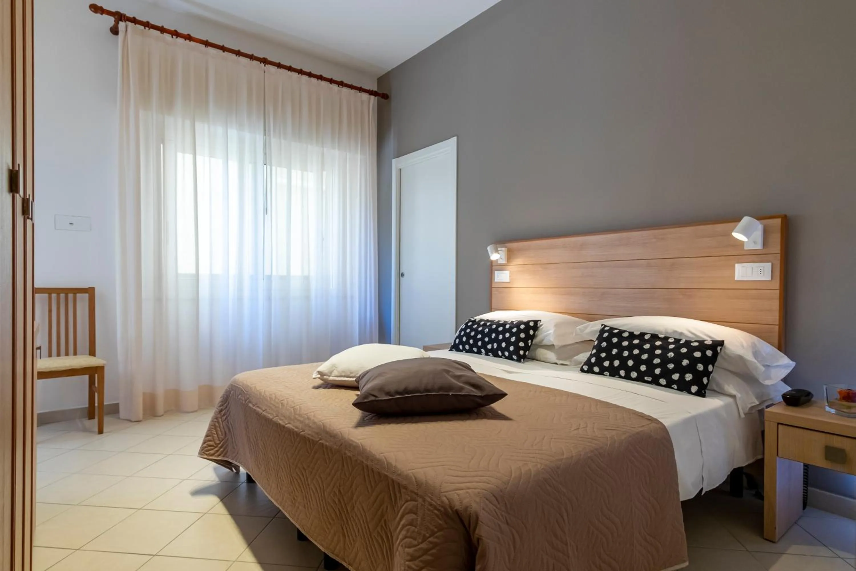 Bed in Hotel Mocambo Riccione CENTRALISSIMO AL MARE