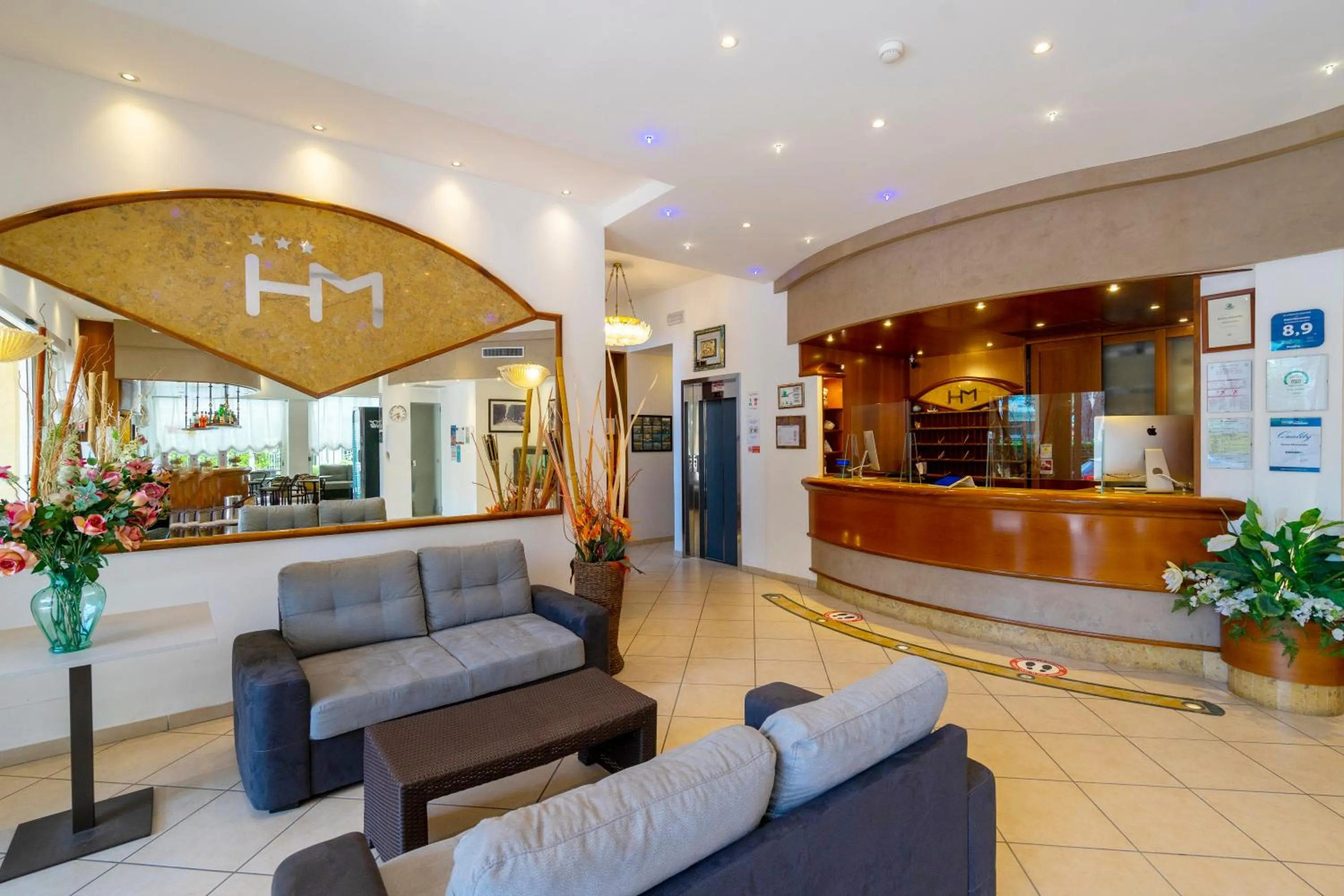 Living room in Hotel Mocambo Riccione CENTRALISSIMO AL MARE