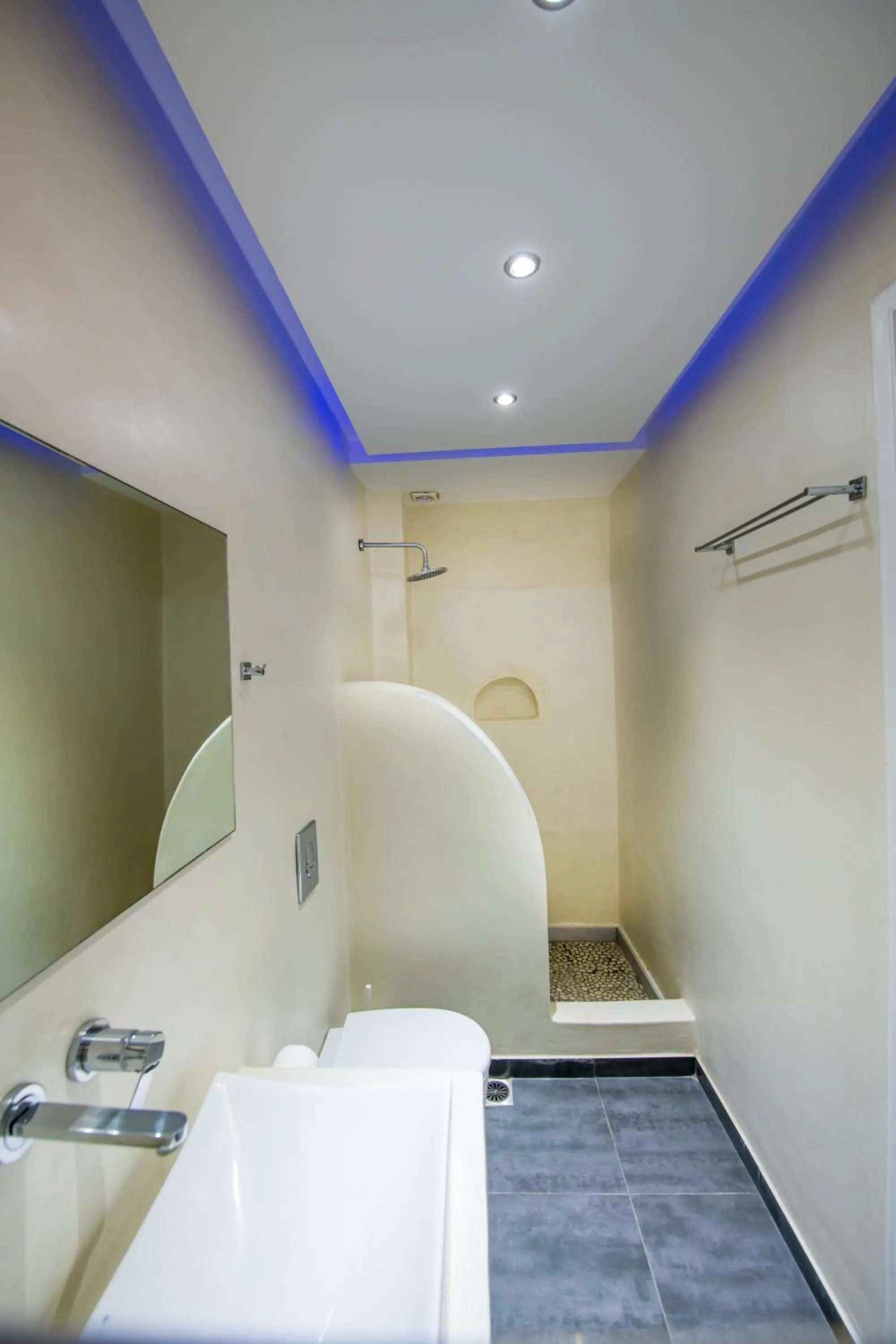 Bathroom, Bed in Argiris Studios