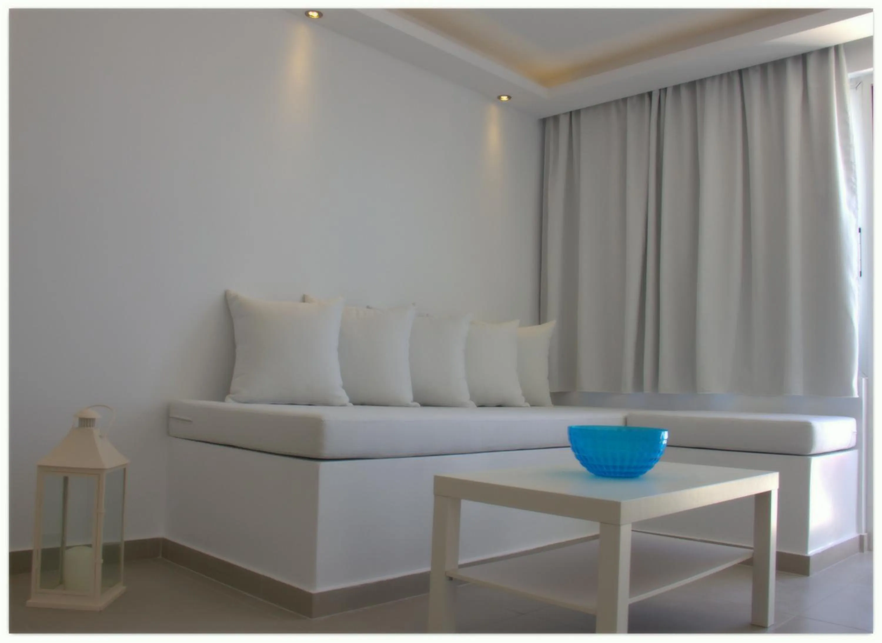 Seating area in Argiris Studios