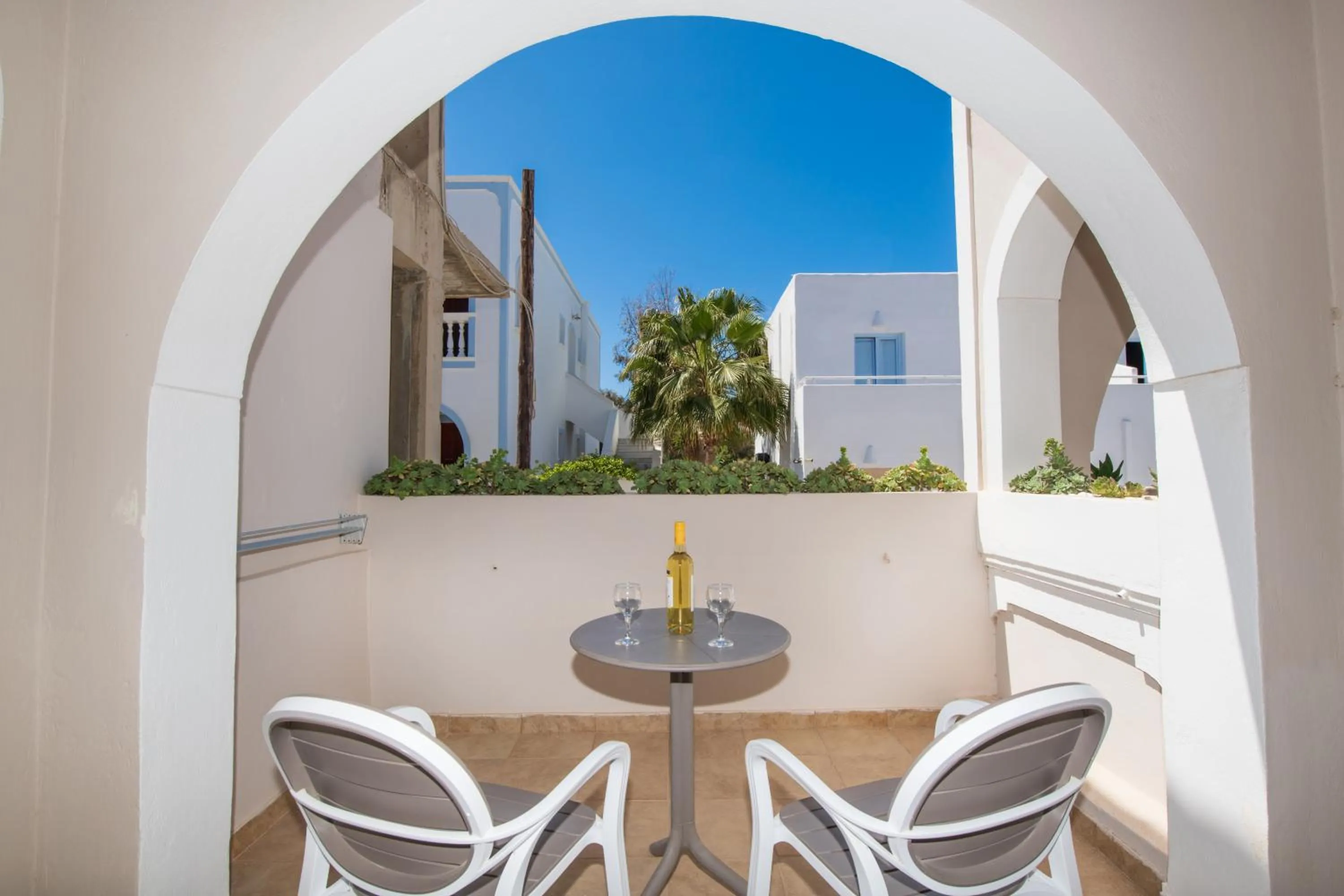 Patio in Argiris Studios