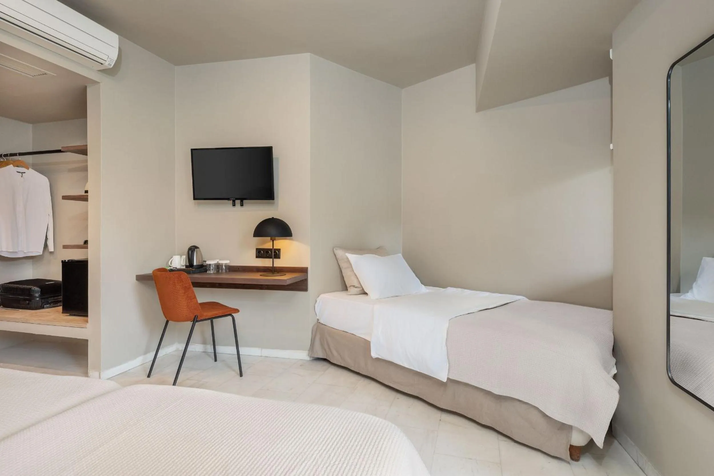 Bed in Hotel Nafpaktos