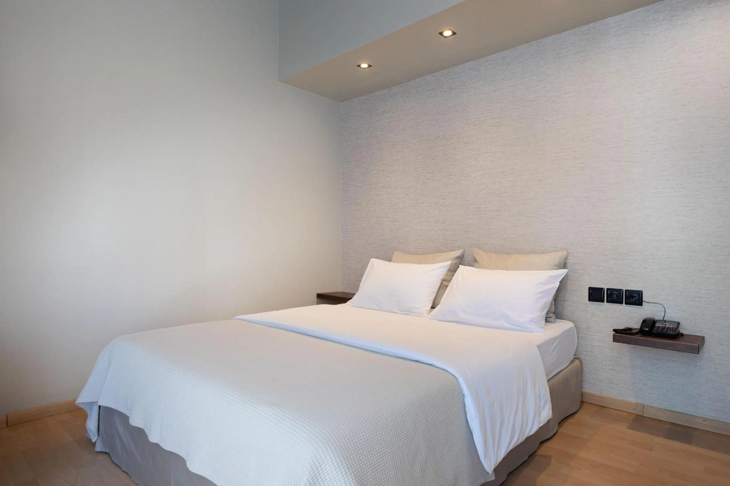 Bed in Hotel Nafpaktos