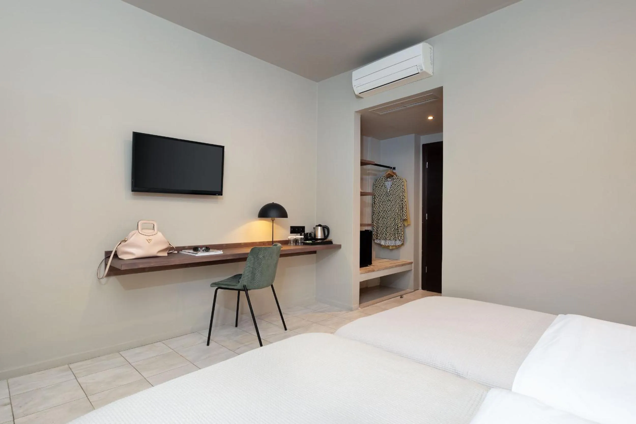 Bed in Hotel Nafpaktos