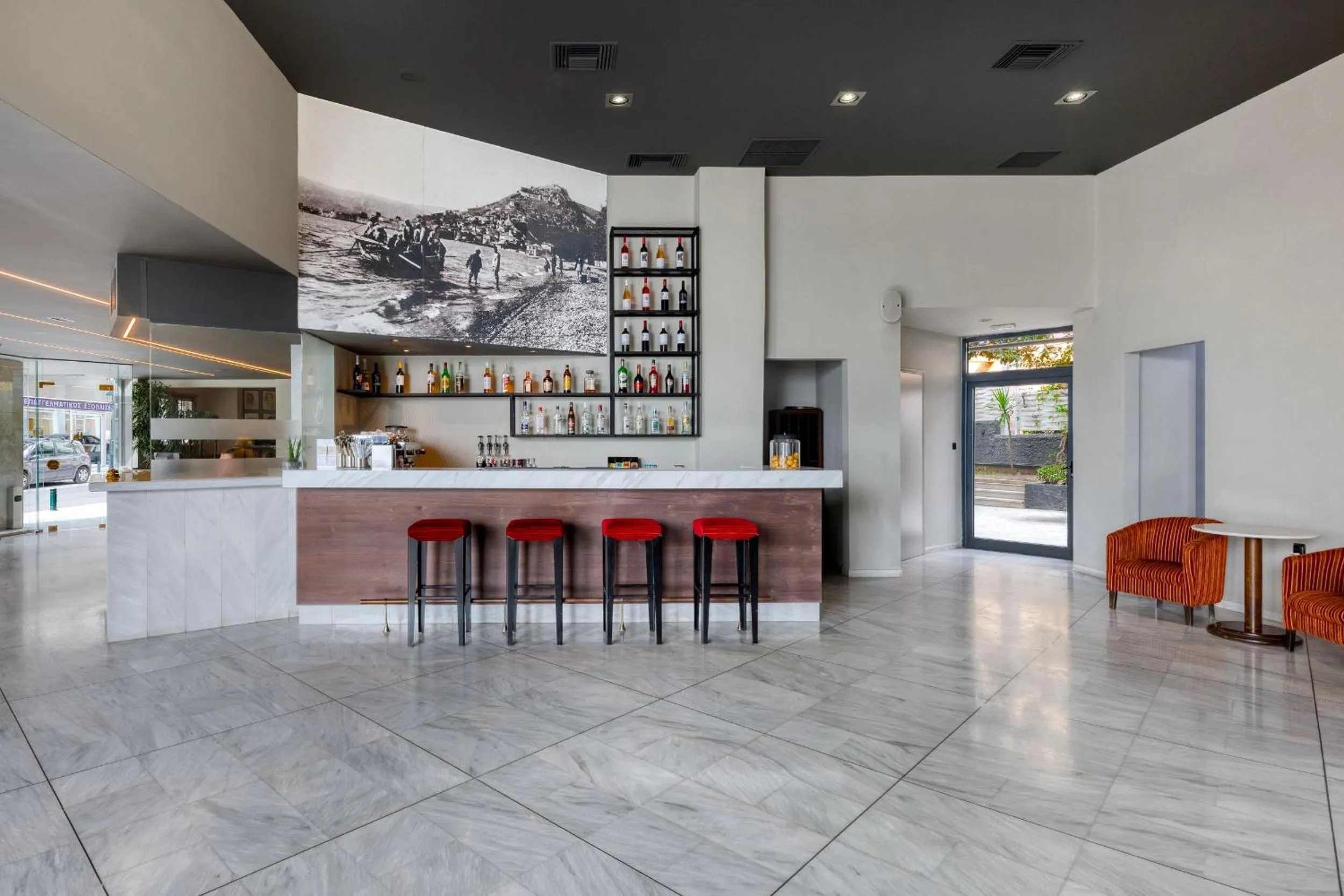 Lounge or bar in Hotel Nafpaktos
