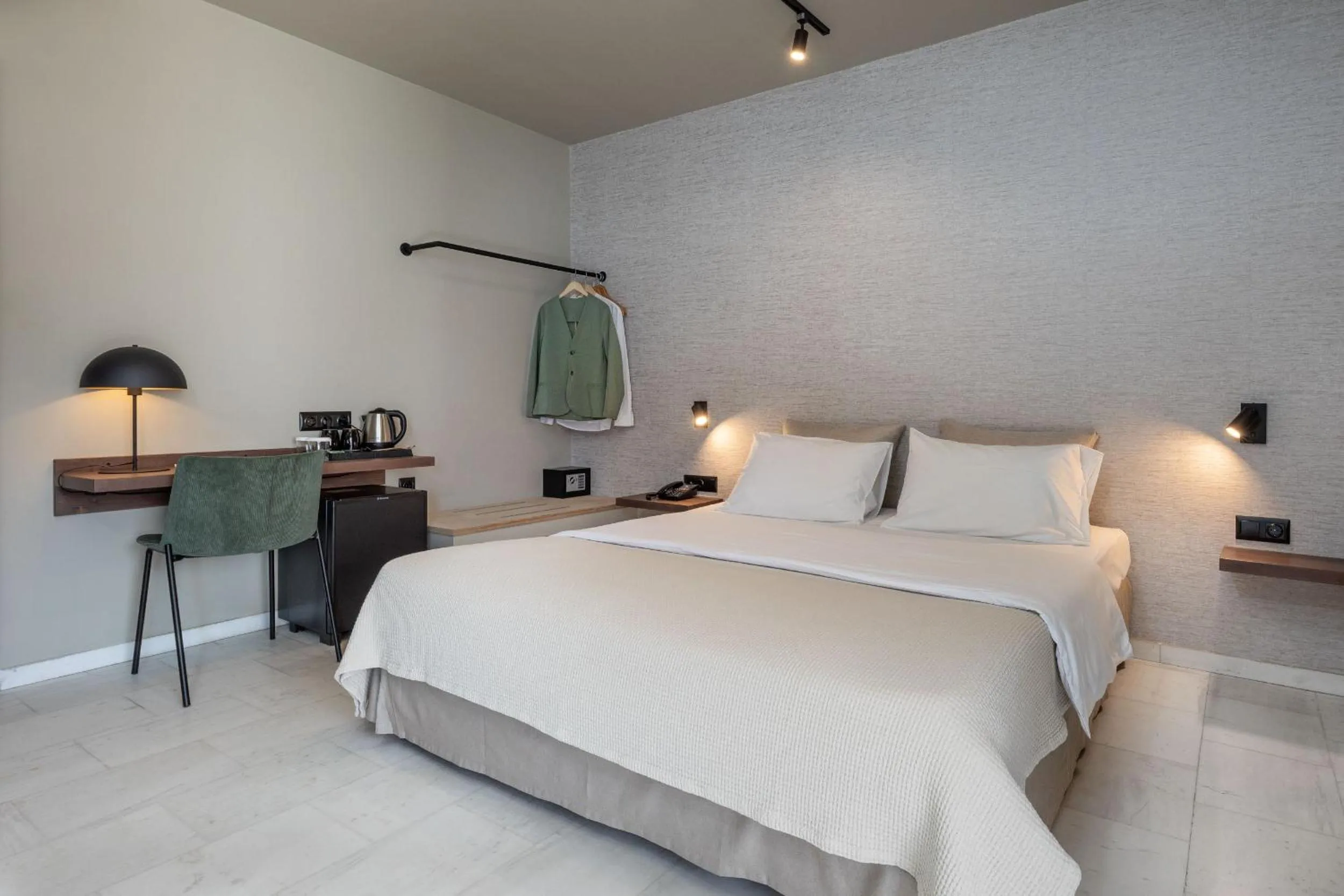 Bed in Hotel Nafpaktos