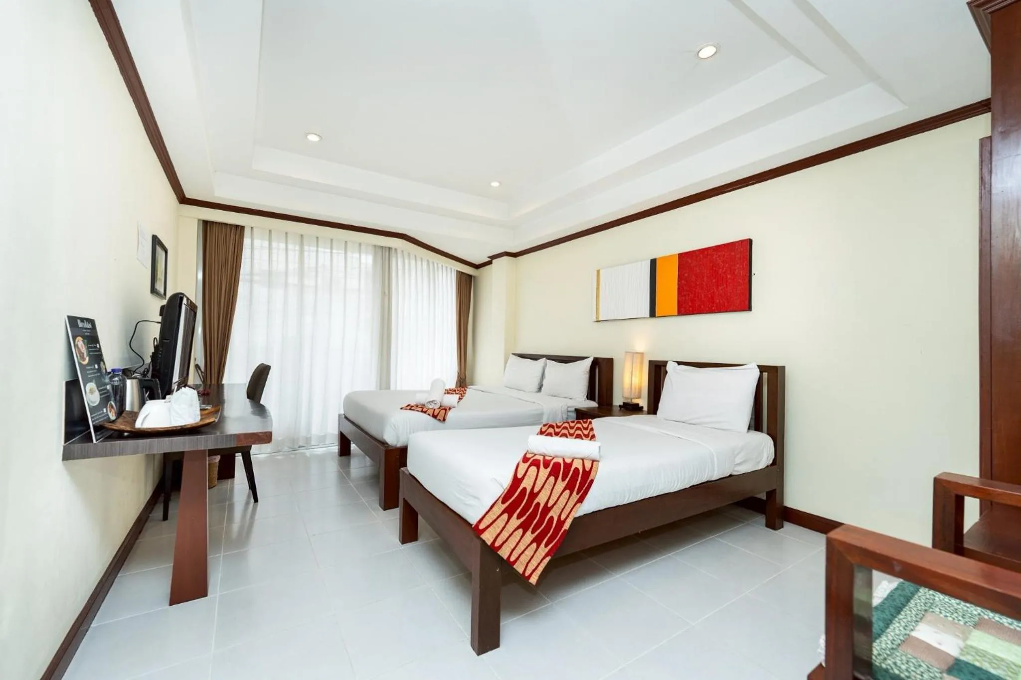Bed in Khon Kaen Orchid Hotel