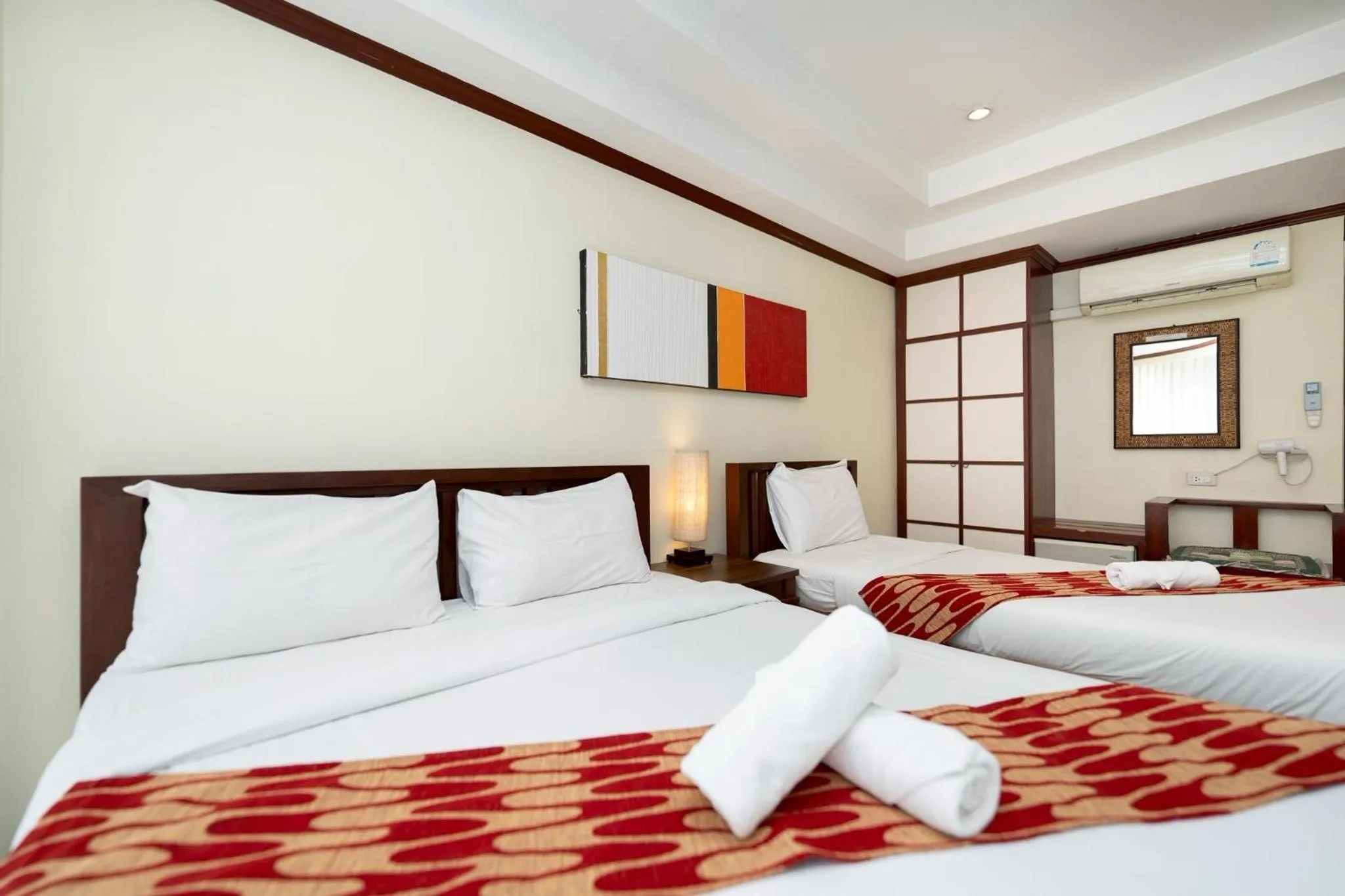 Bed in Khon Kaen Orchid Hotel