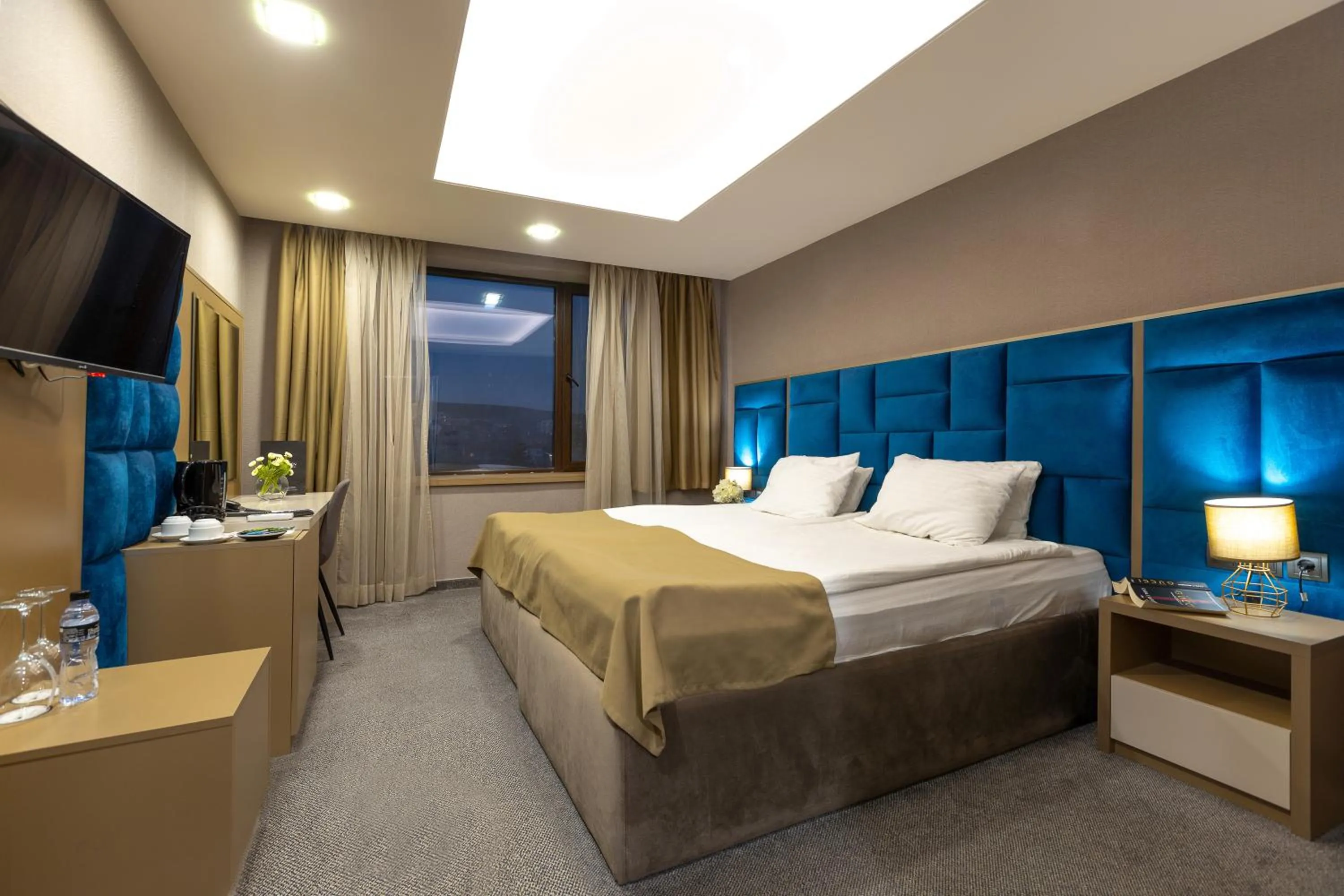 Bed in Grand Hotel Shumen