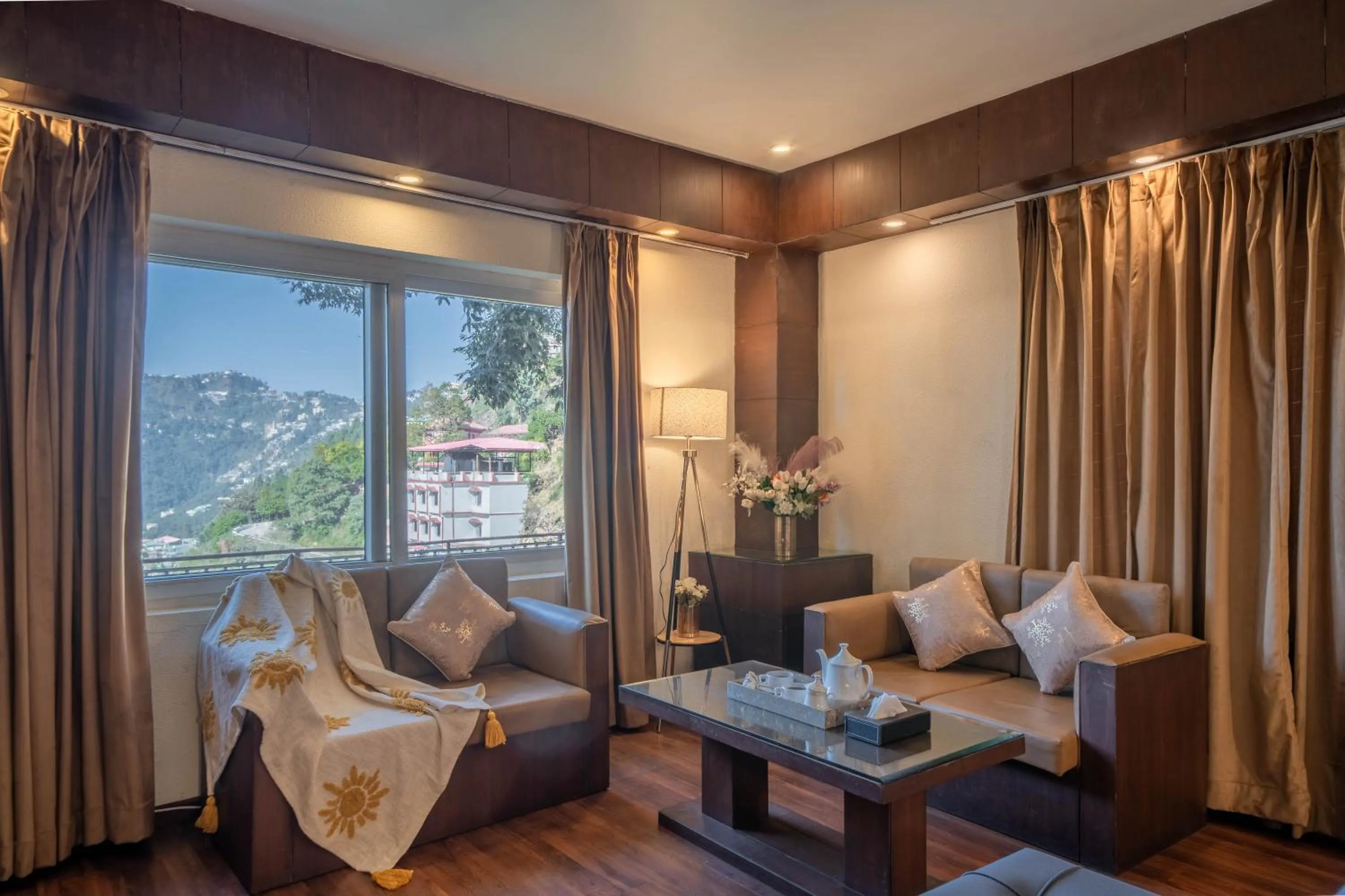 Living room in Perfectstayz Premium The Pride at mall road