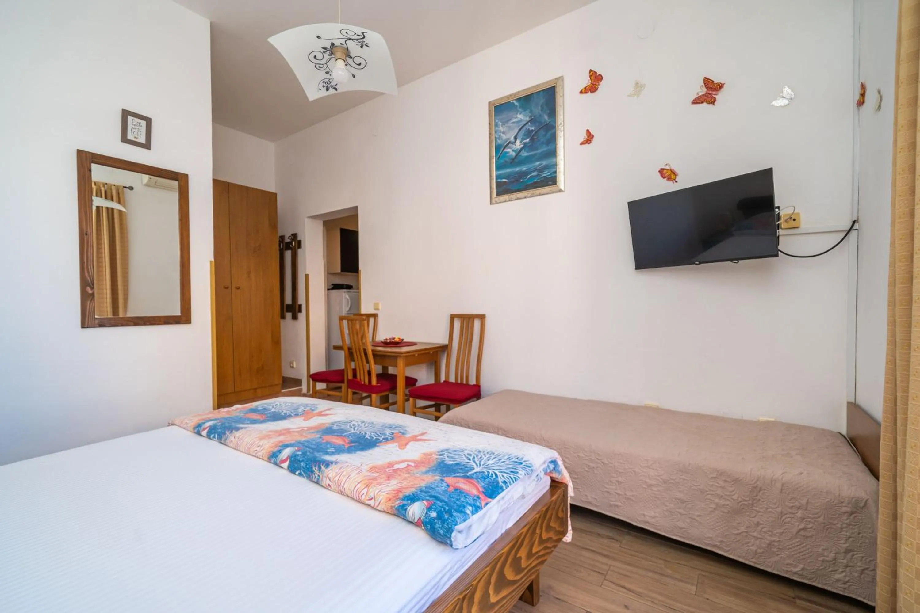 Bedroom, Bed in Apartments Senjo