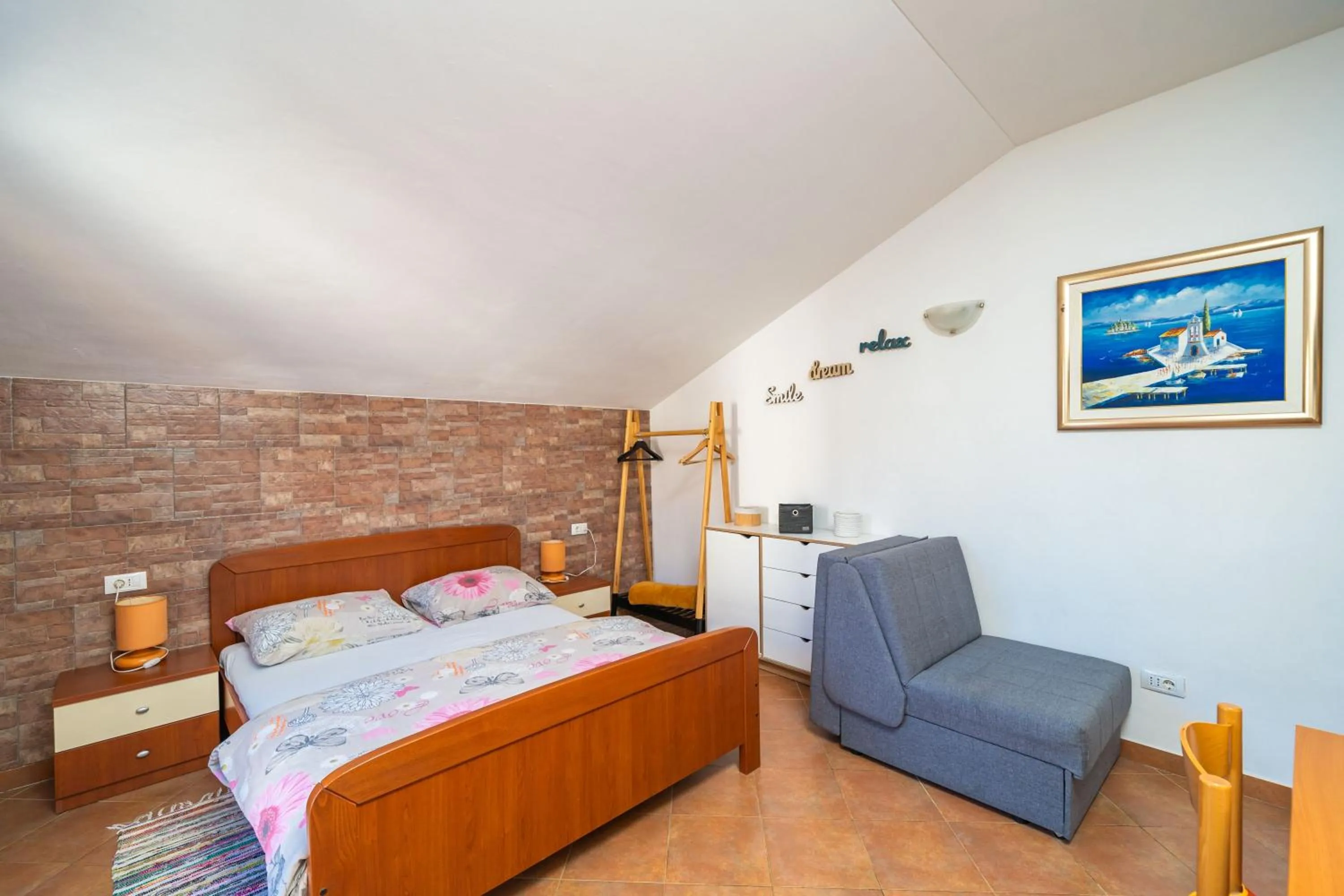 Bedroom, Bed in Apartments Senjo