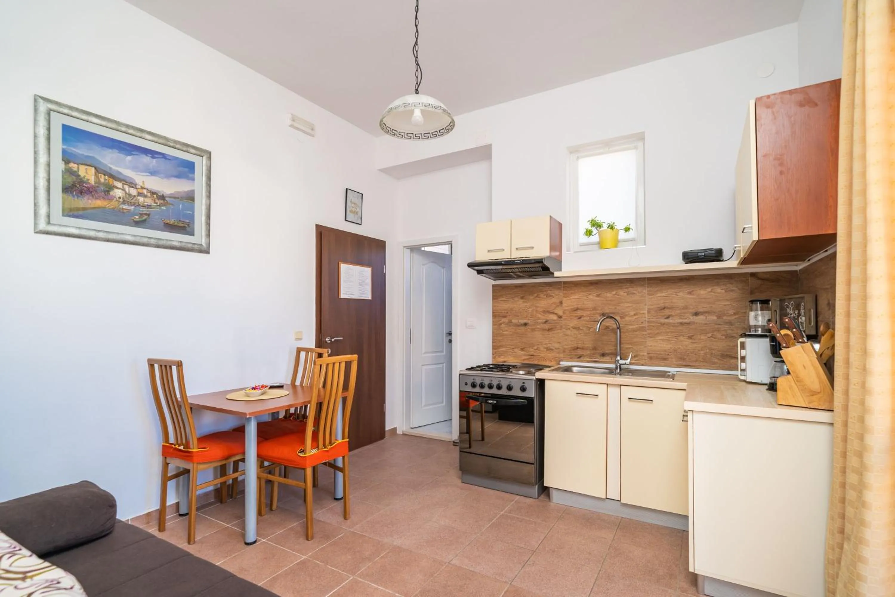 Dining area in Apartments Senjo