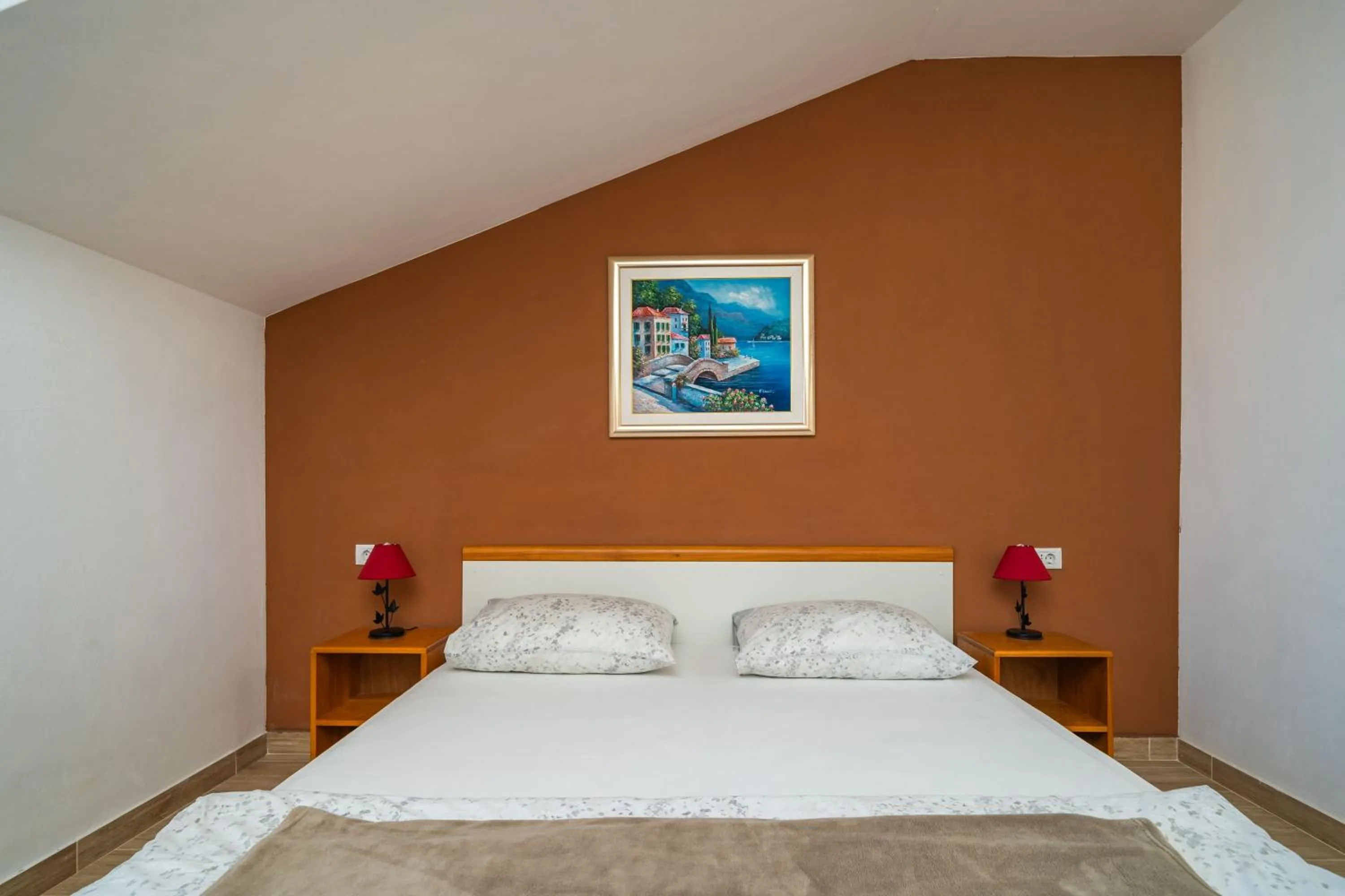 Bedroom, Bed in Apartments Senjo