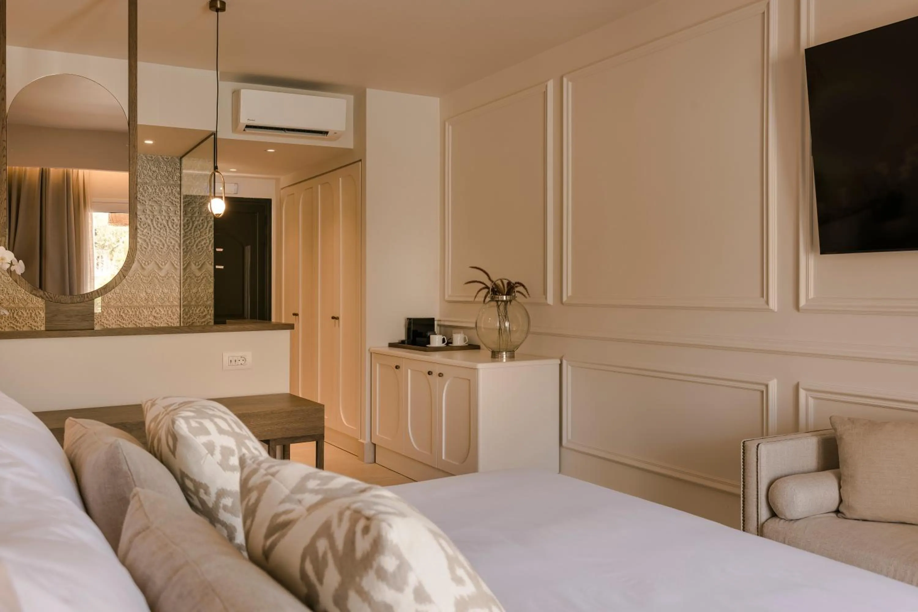 Bed in Thalassa Boutique Hotel - Adults Only