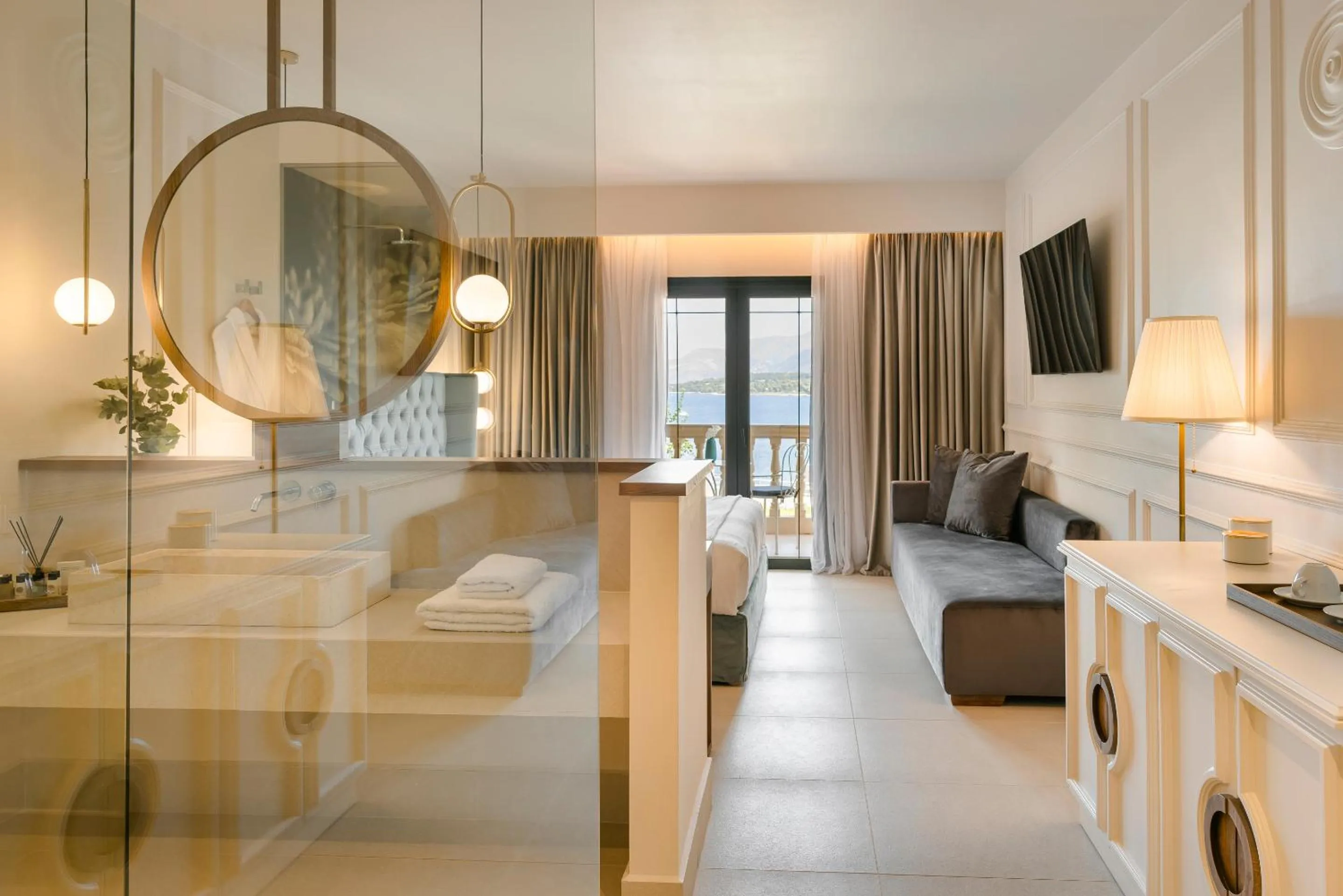 Bed in Thalassa Boutique Hotel - Adults Only