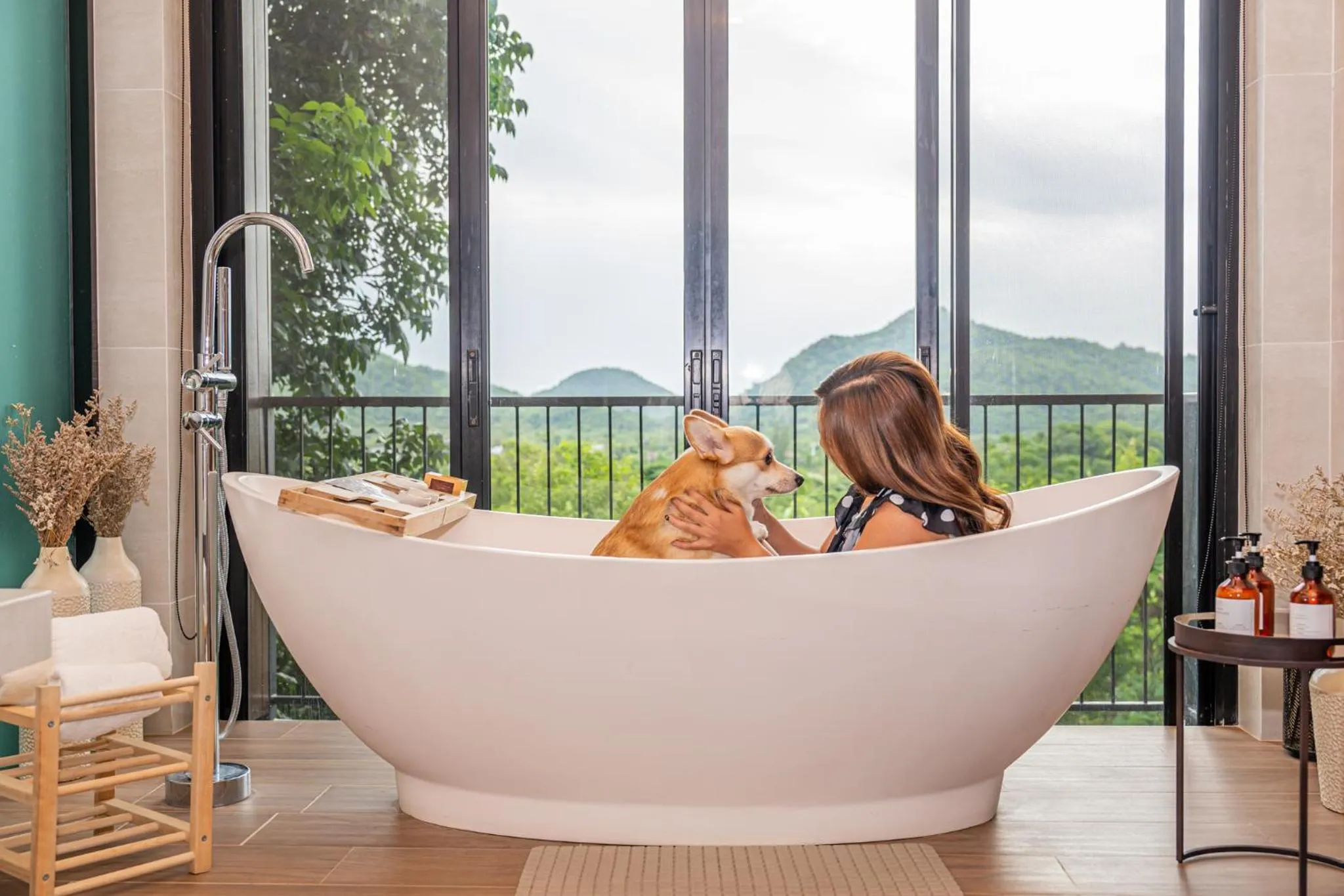 Natural landscape in Te Mata Glamping