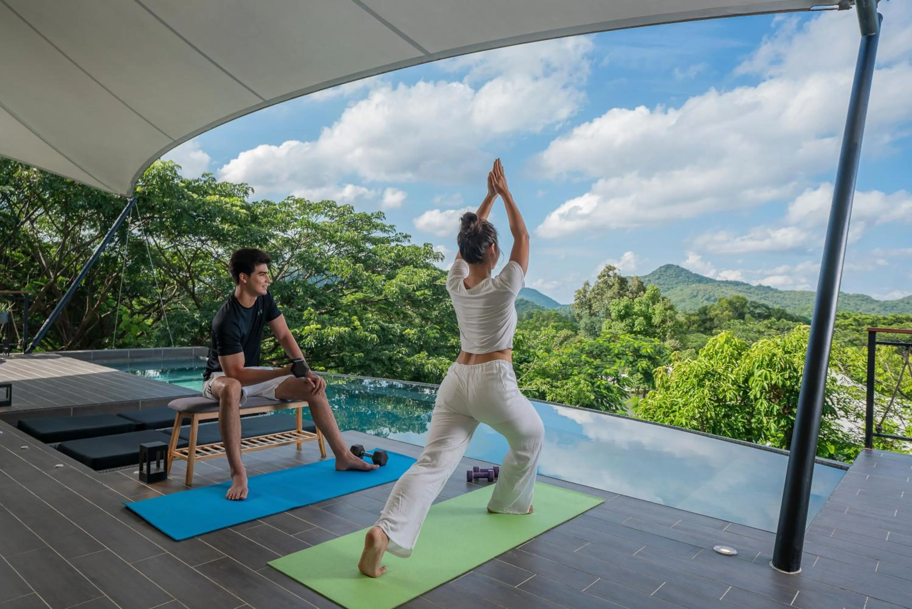 Fitness centre/facilities in Te Mata Glamping