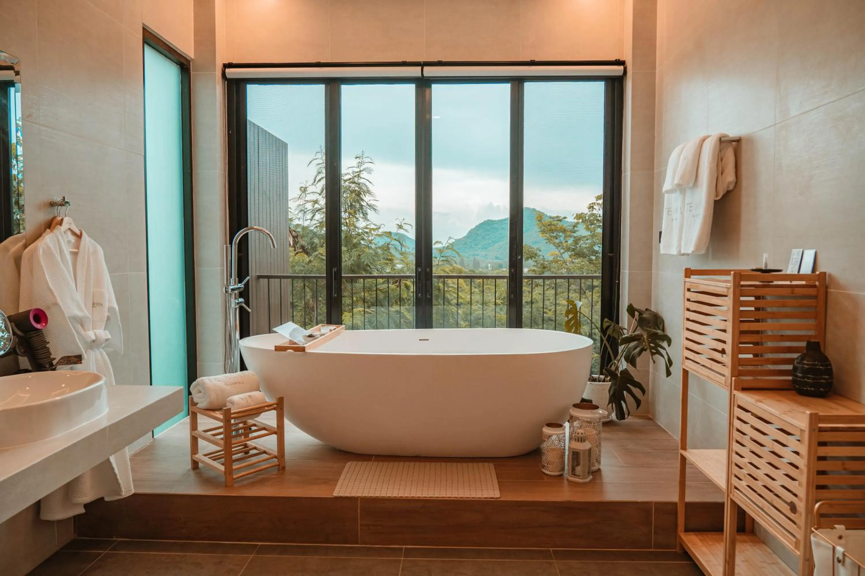 Natural landscape in Te Mata Glamping