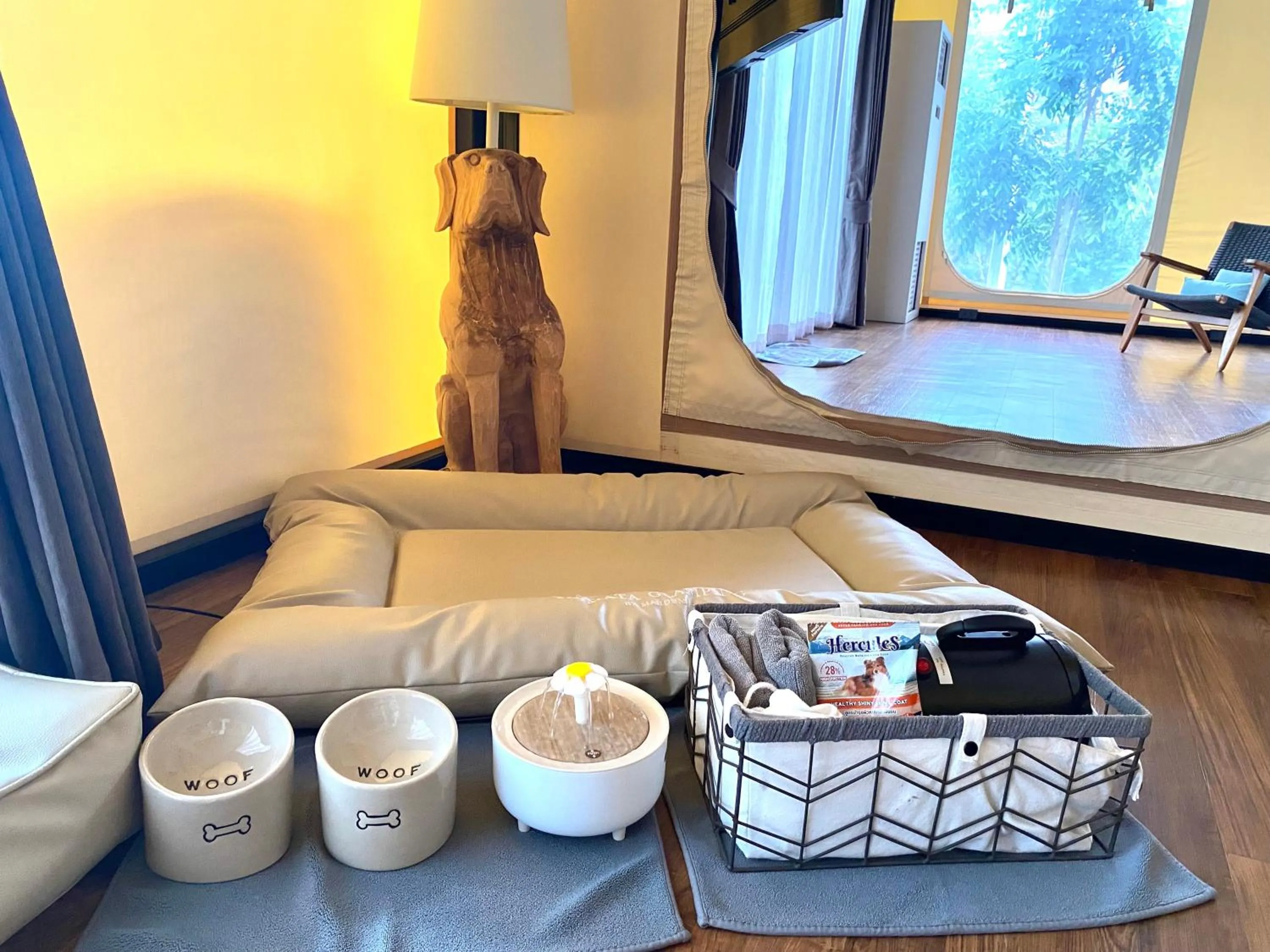 Pets in Te Mata Glamping