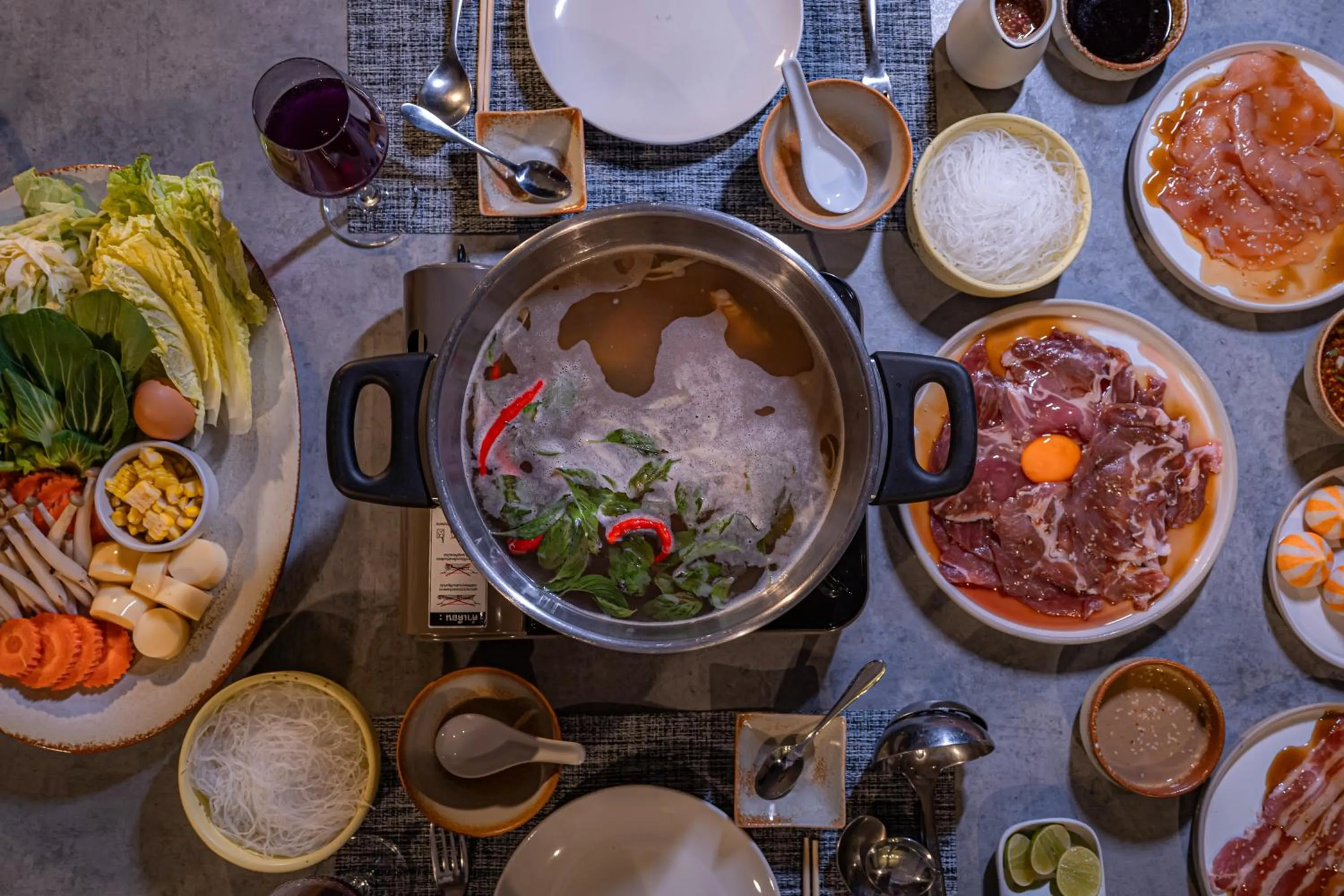 Food and drinks in Te Mata Glamping