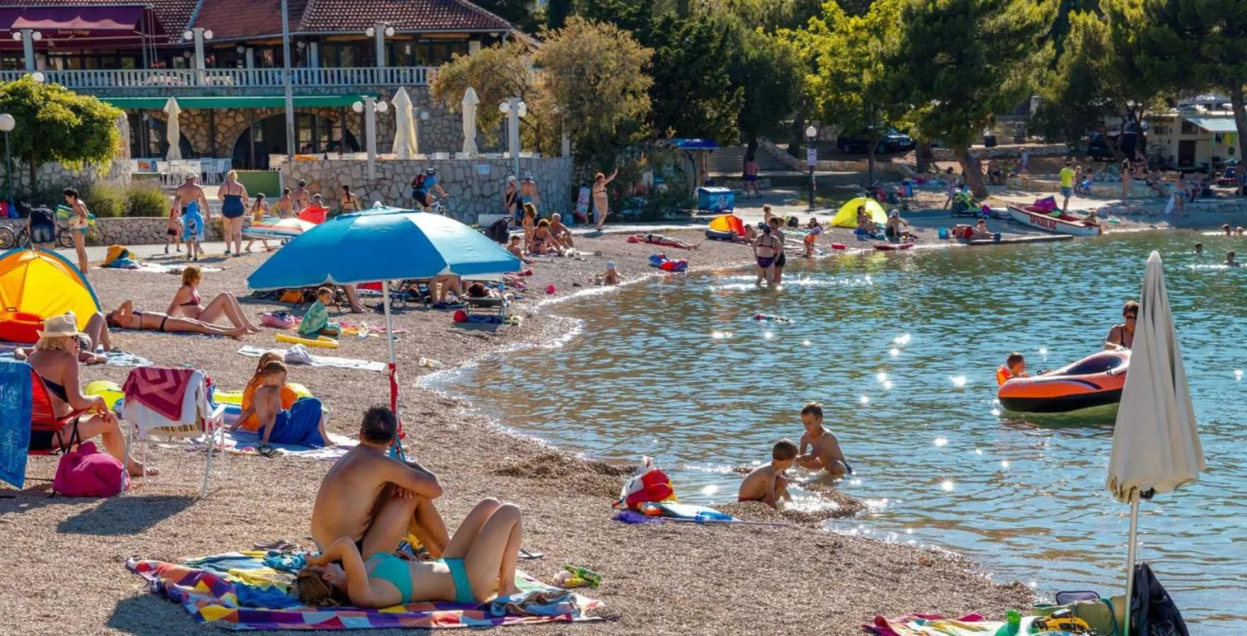 Beach in Victoria Mobilehome Jezera Village Holiday Resort