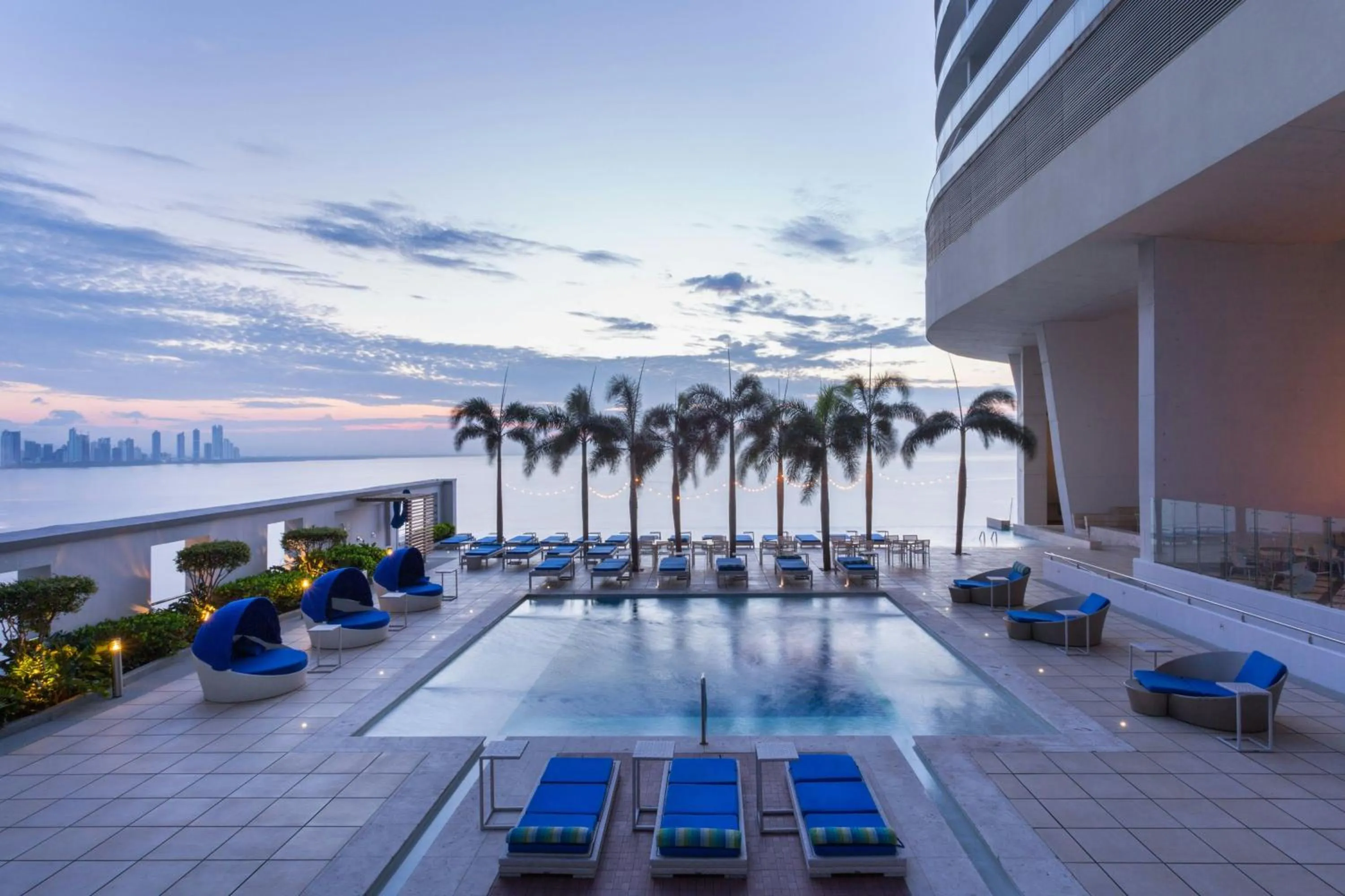 Swimming pool in JW Marriott Panama