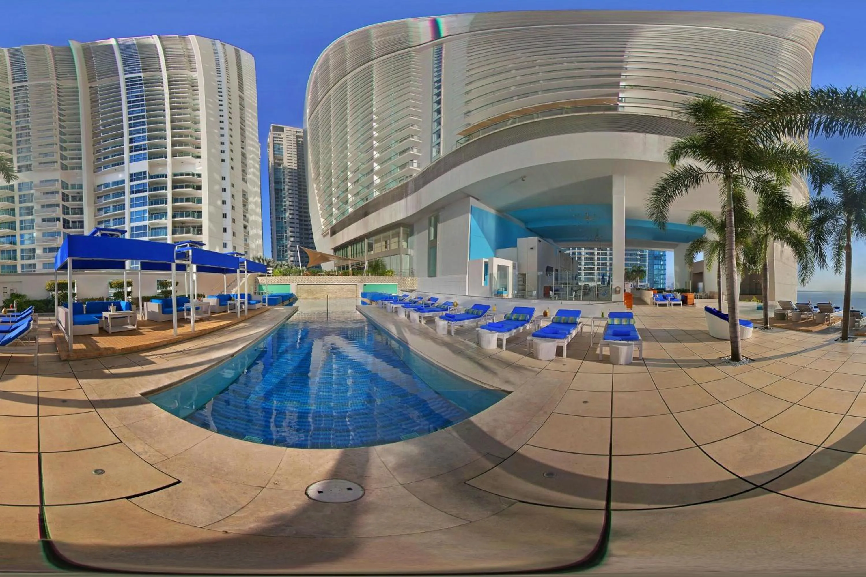 Swimming pool in JW Marriott Panama