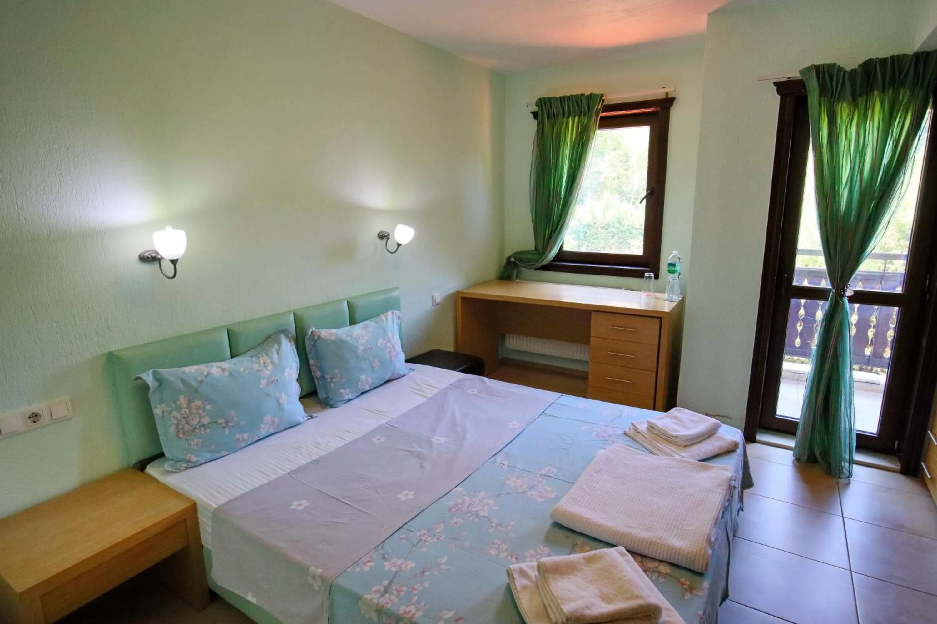 Bed in Elli Greco Hotel