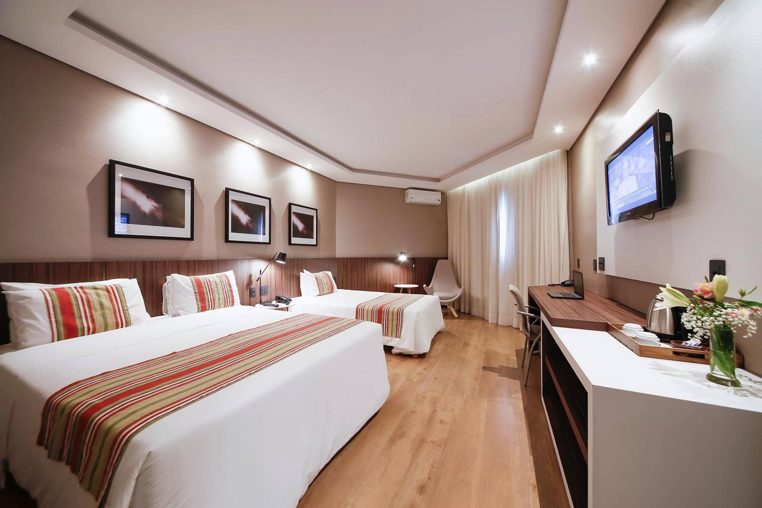 Decorative detail, Bed in Grand Hotel Royal Sorocaba by Atlantica