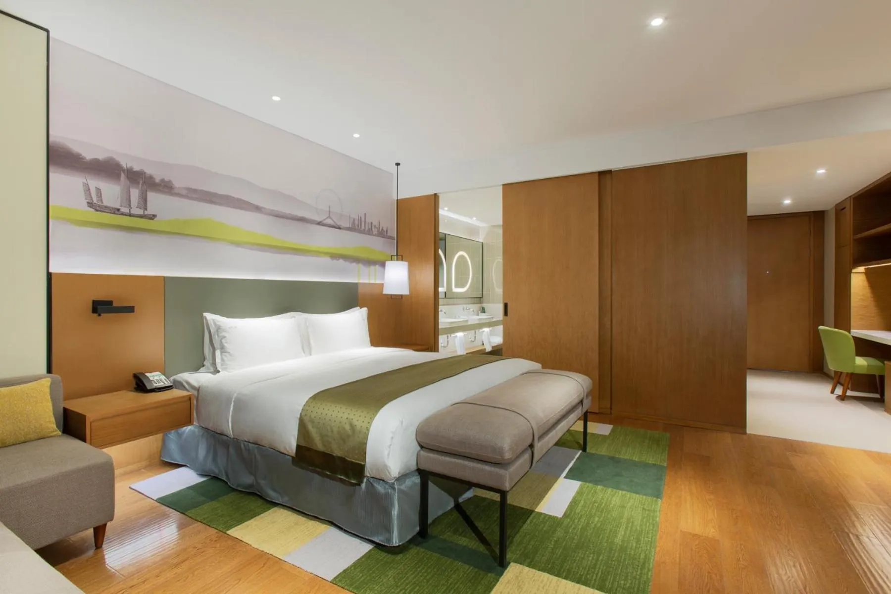 Bedroom, Bed in Holiday Inn & Suites Tianjin Downtown, an IHG Hotel