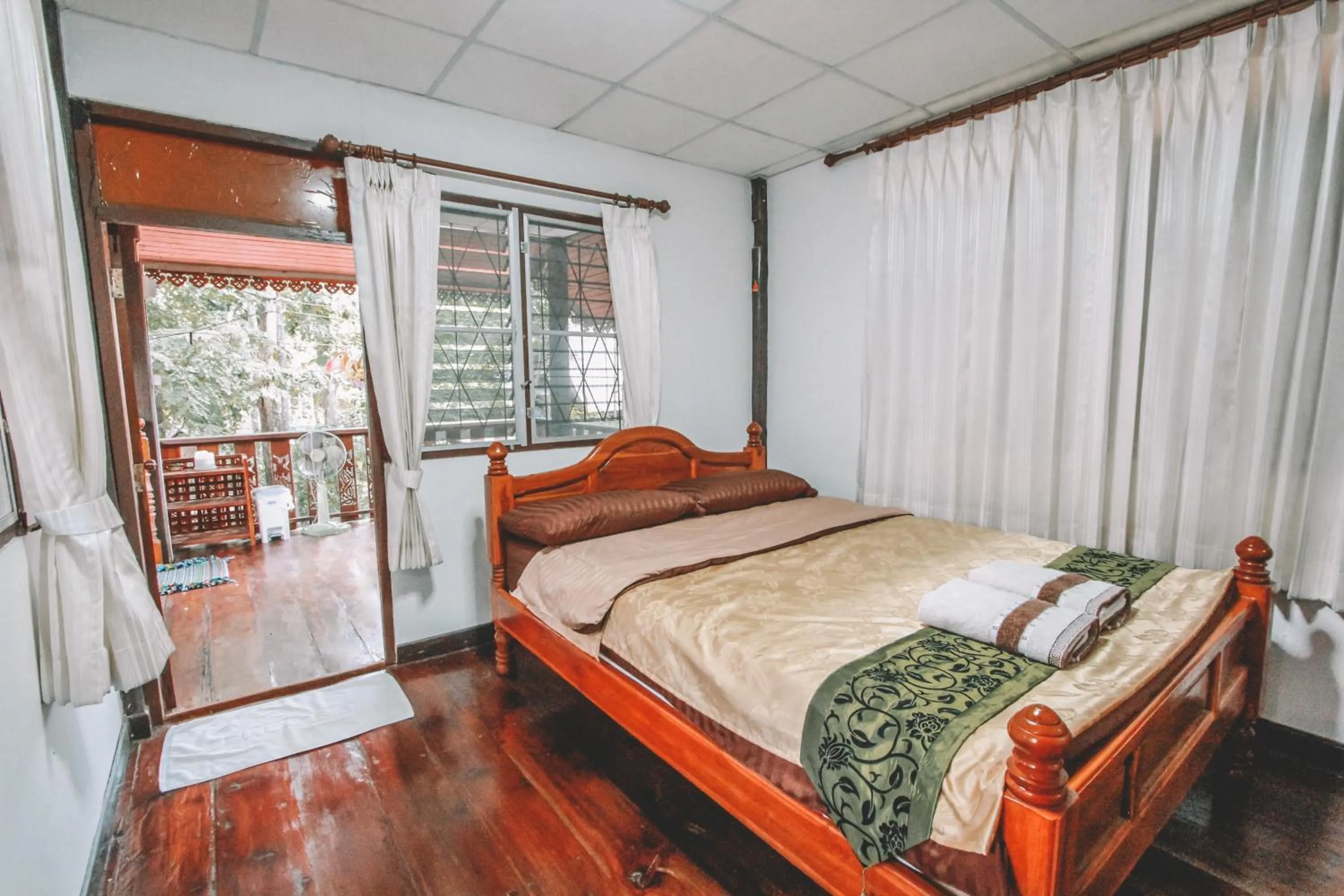 Bed in Akchanok Homestay