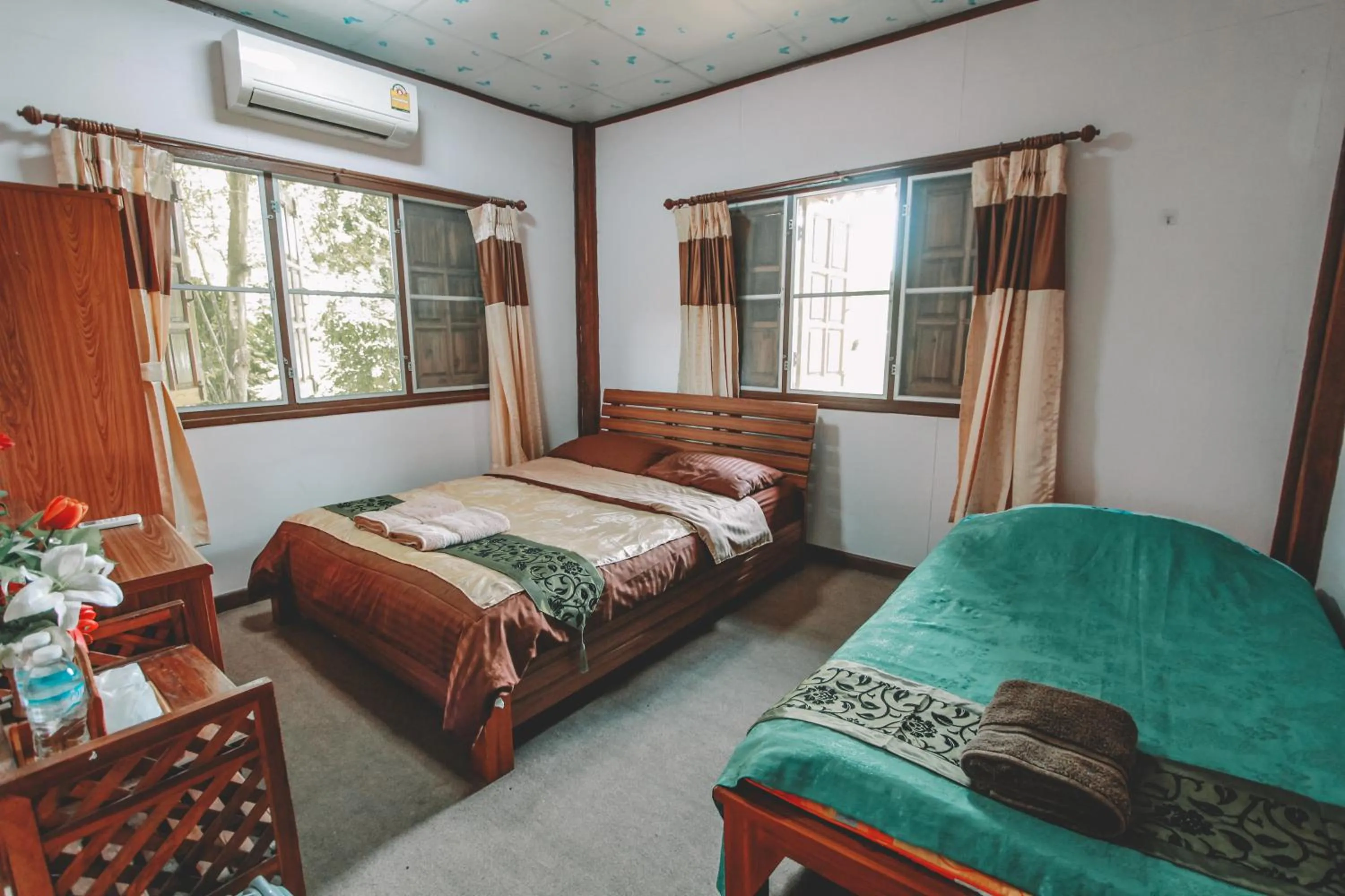 Bed in Akchanok Homestay