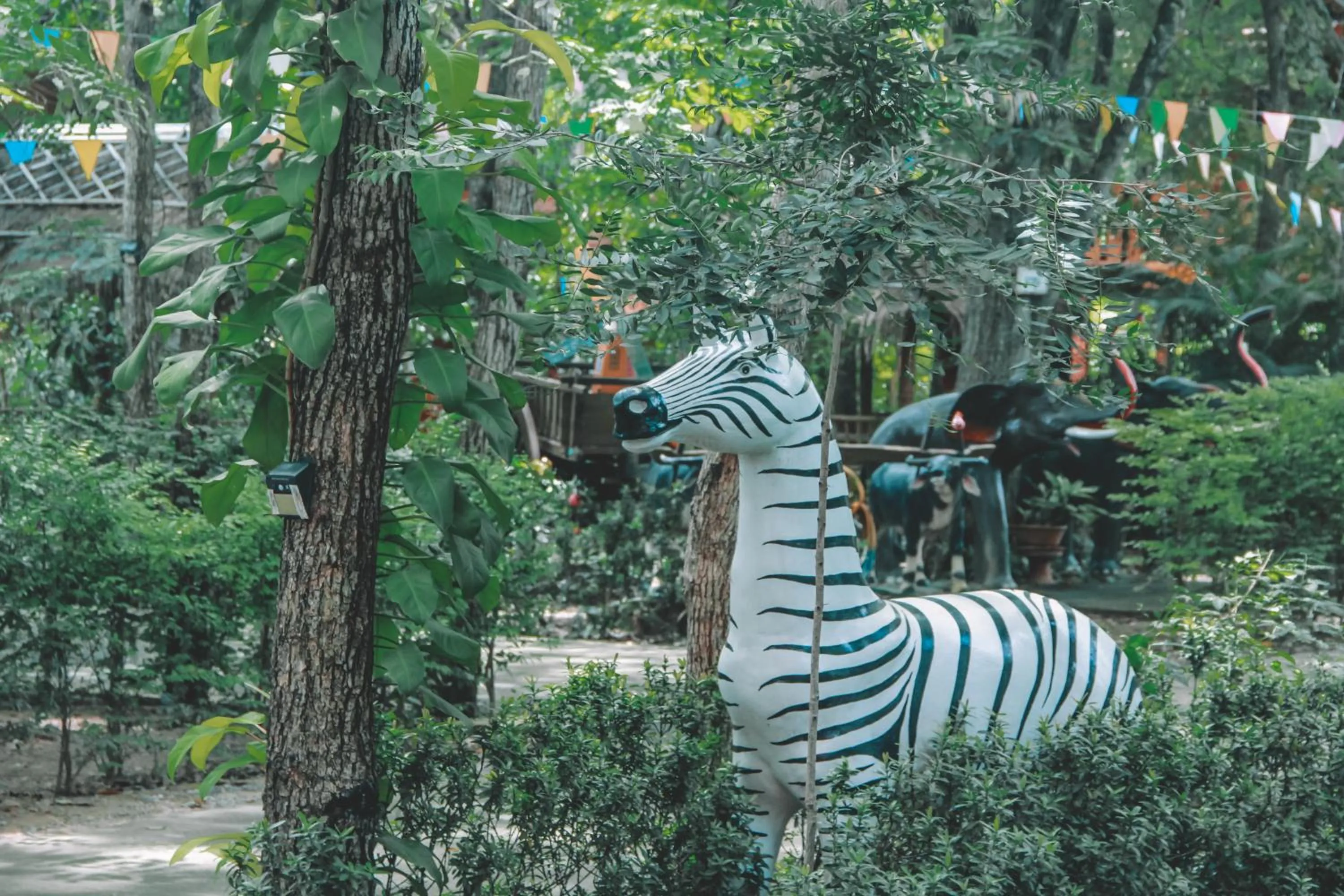 Garden view in Akchanok Homestay