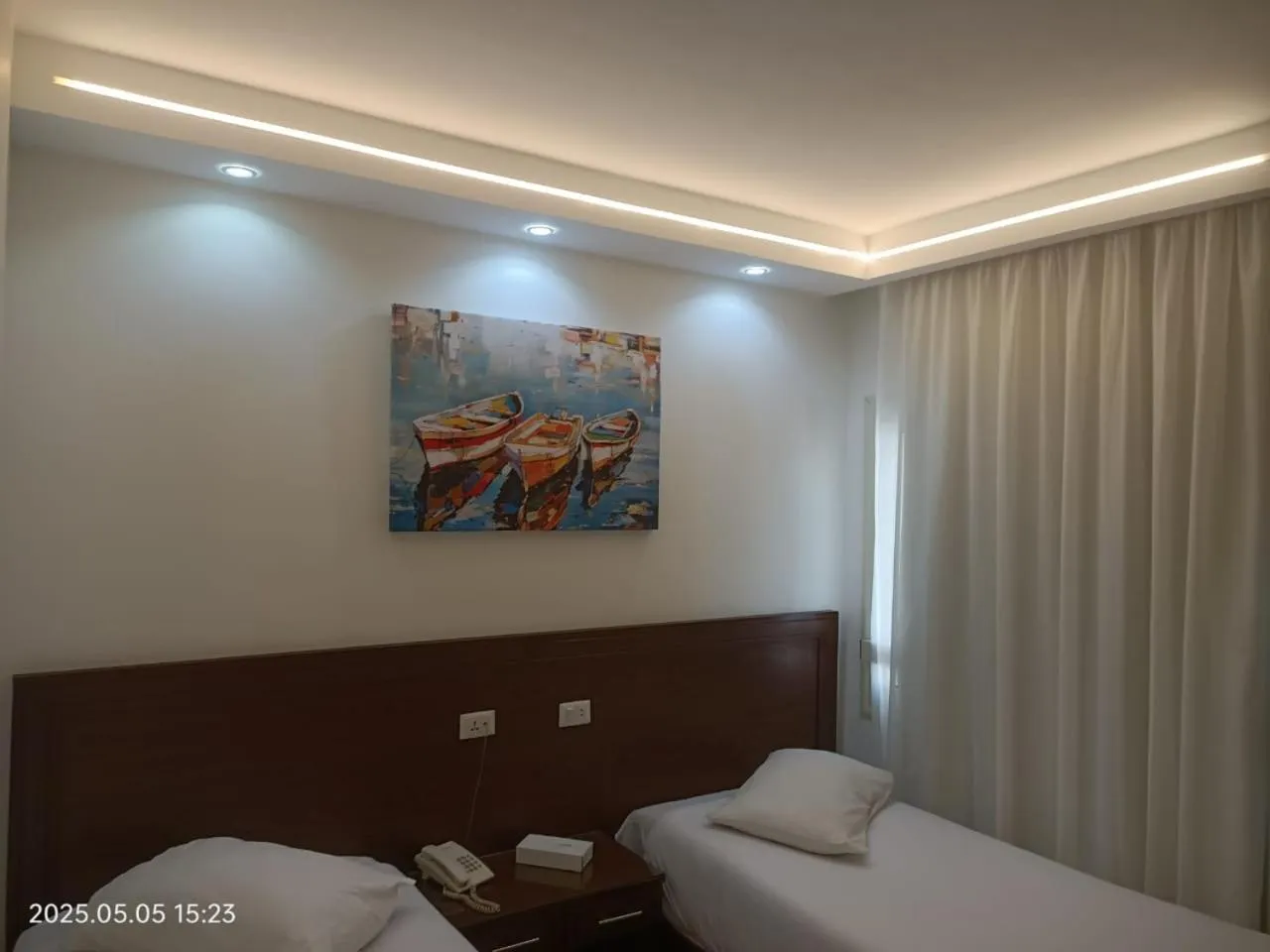 Bedroom, Bed in Salma Hotel Cairo