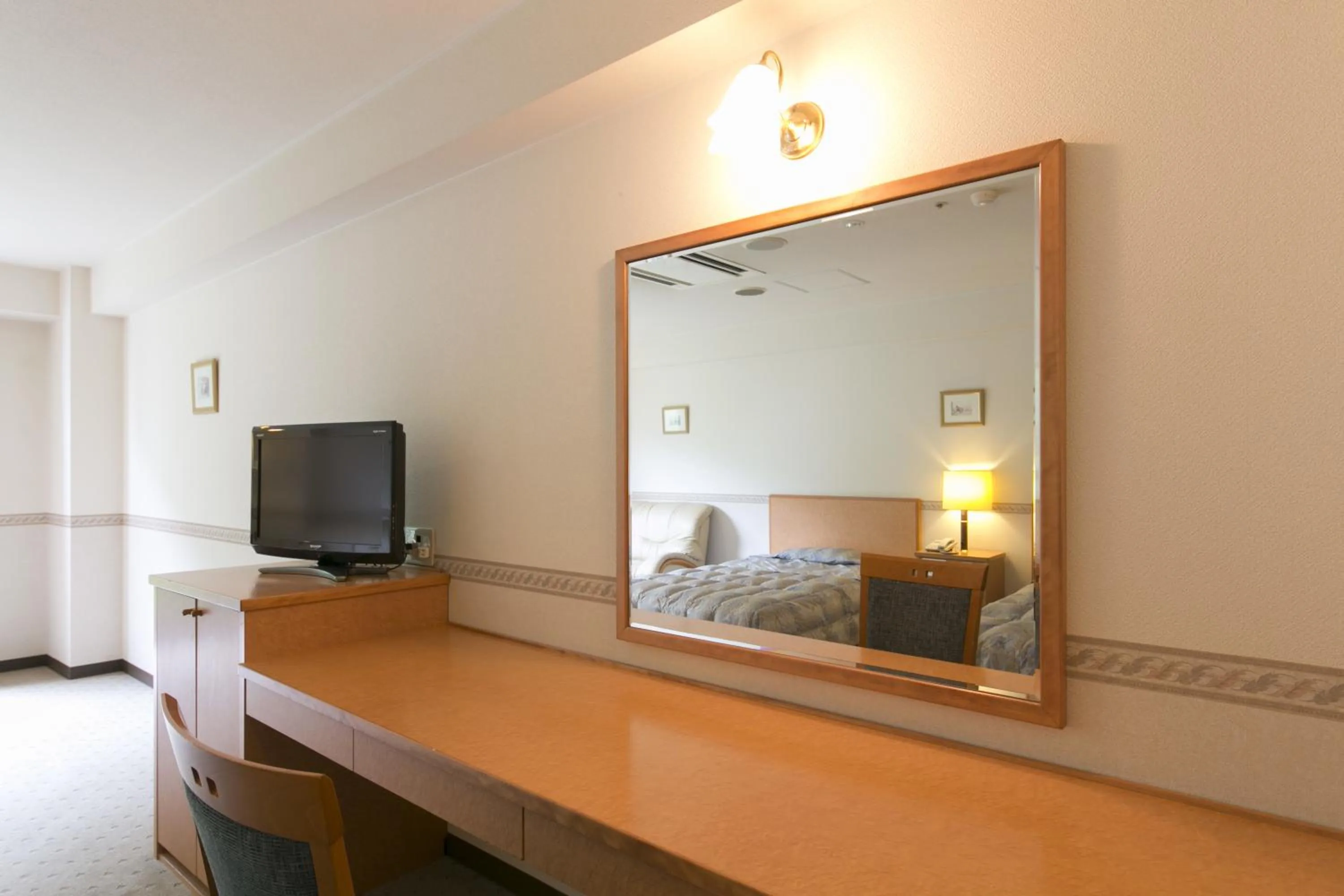 Decorative detail, Bed in Okuhida Garden Hotel Yakedake