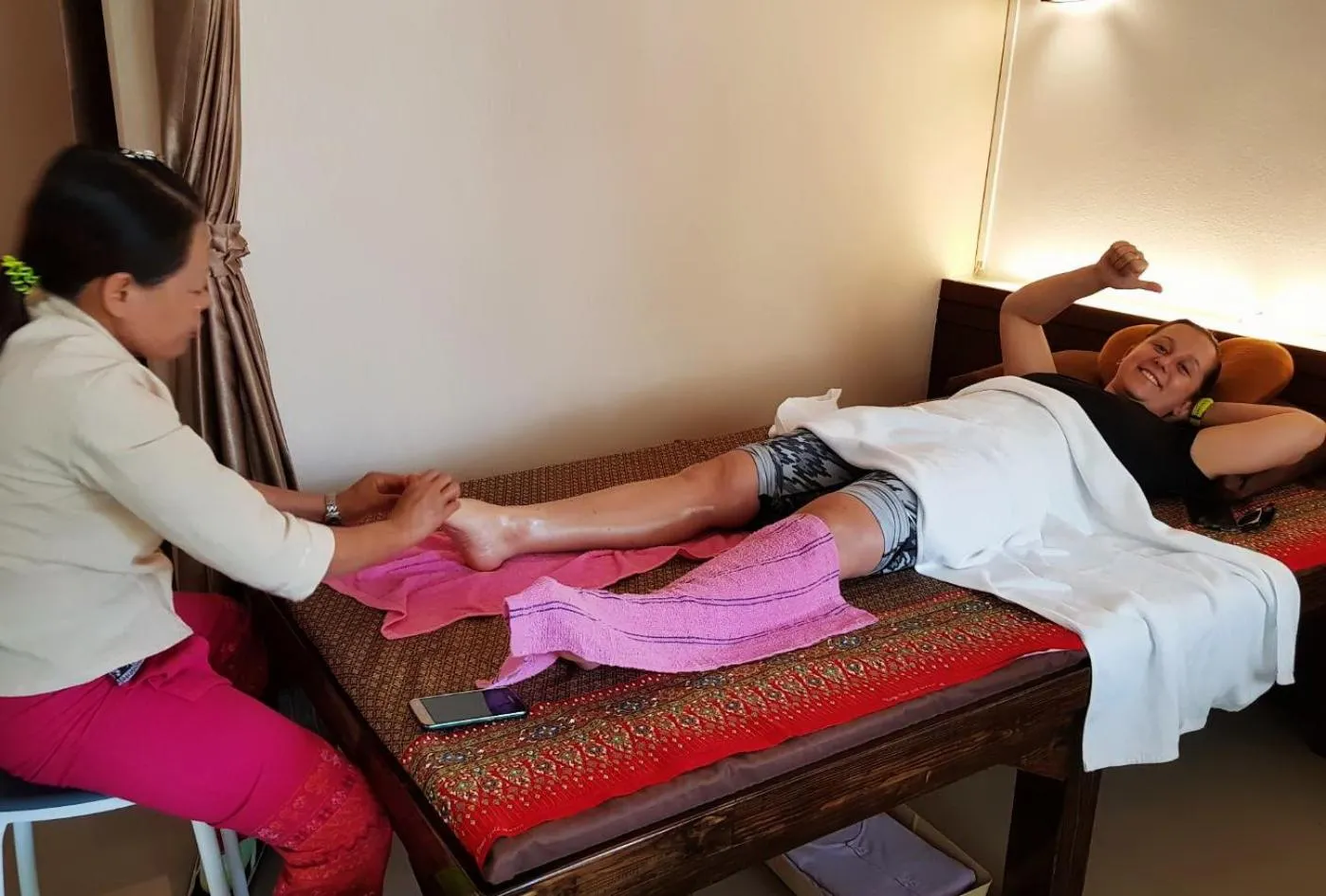 Spa and wellness centre/facilities in Bann Tawan Hostel Chiang Rai