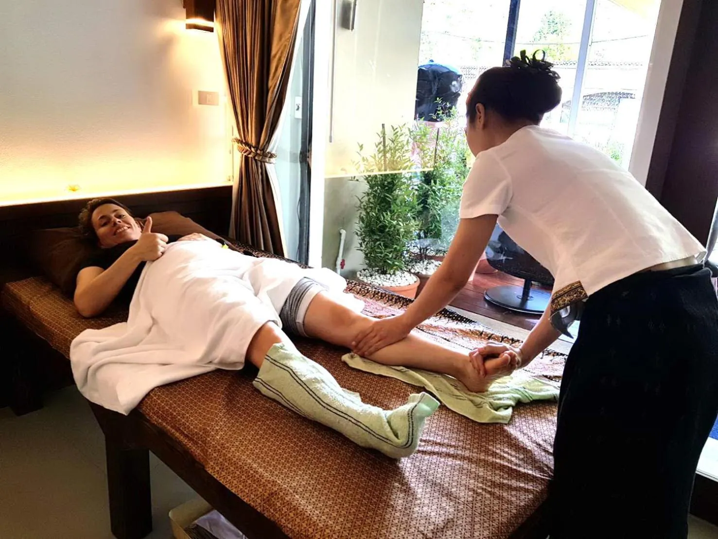 Massage in Bann Tawan Hostel Chiang Rai