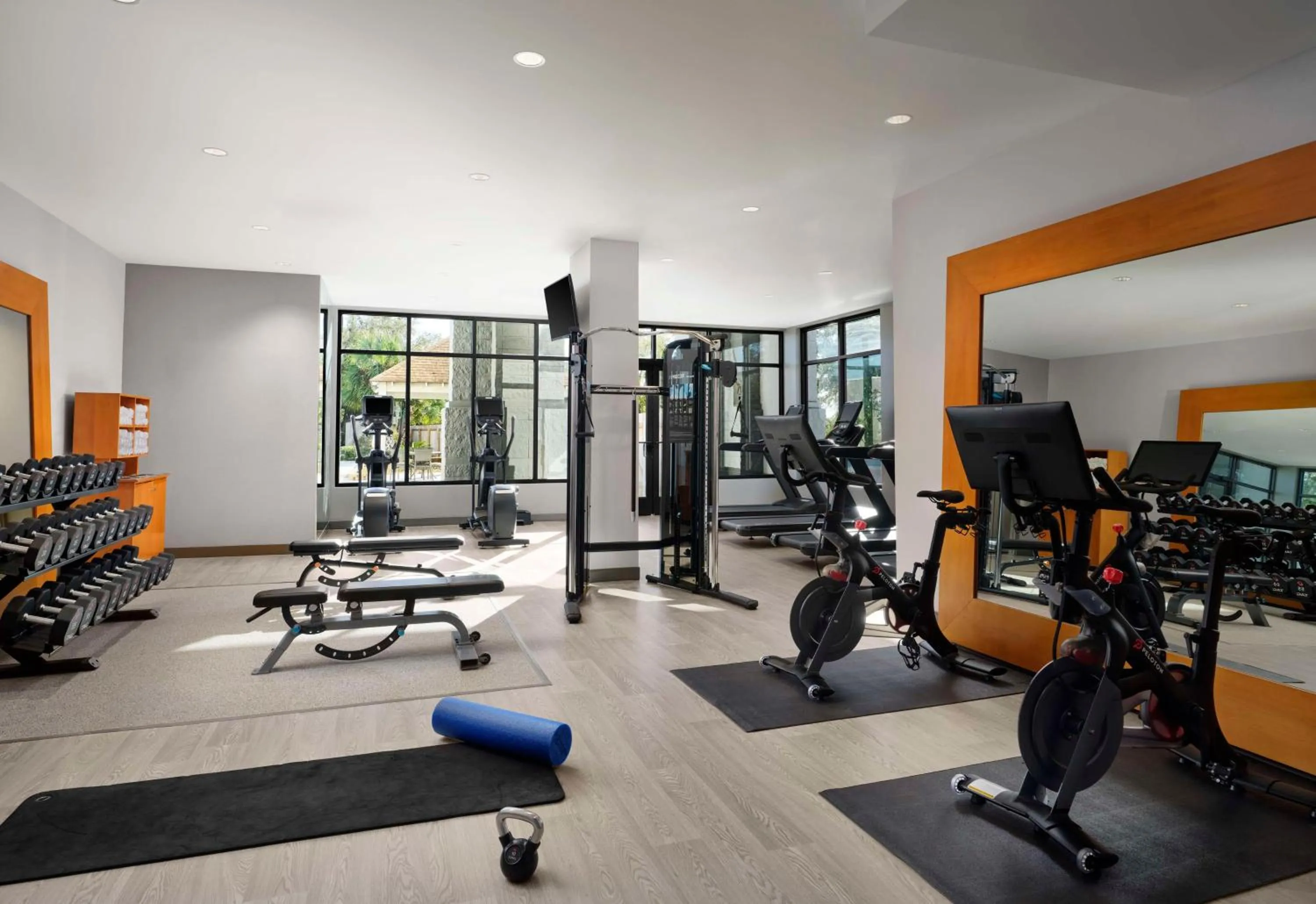 Fitness centre/facilities in Hilton New Orleans Airport