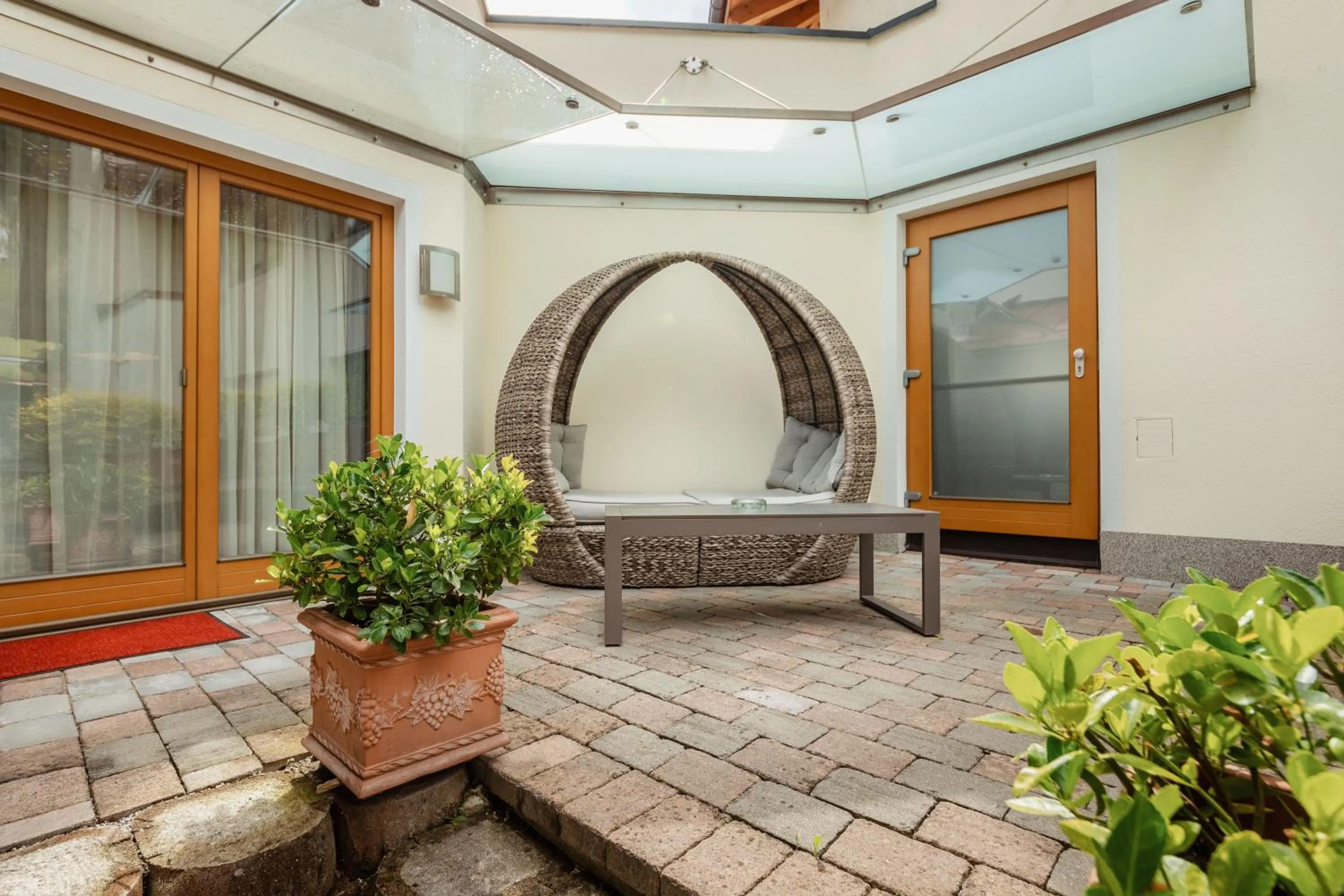 Balcony/Terrace in Kräuterhotel Hochzillertal