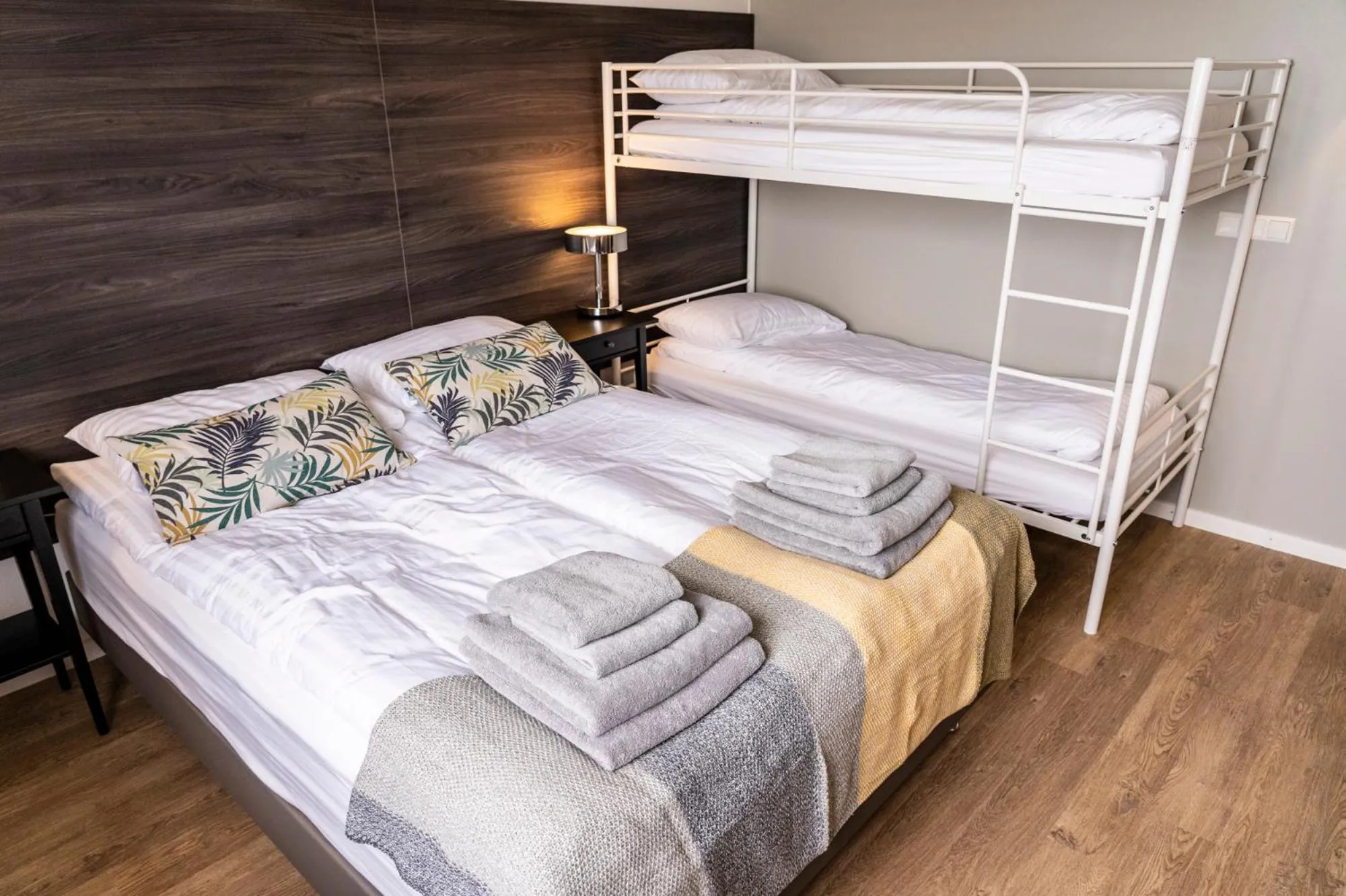 Bed in Black Beach Guesthouse