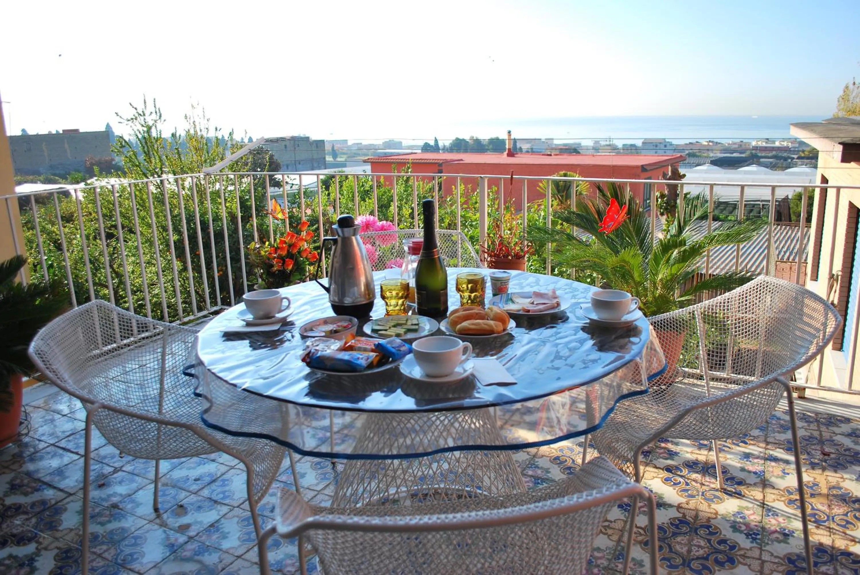 Balcony/Terrace in I Papiri B&B Aparthotel