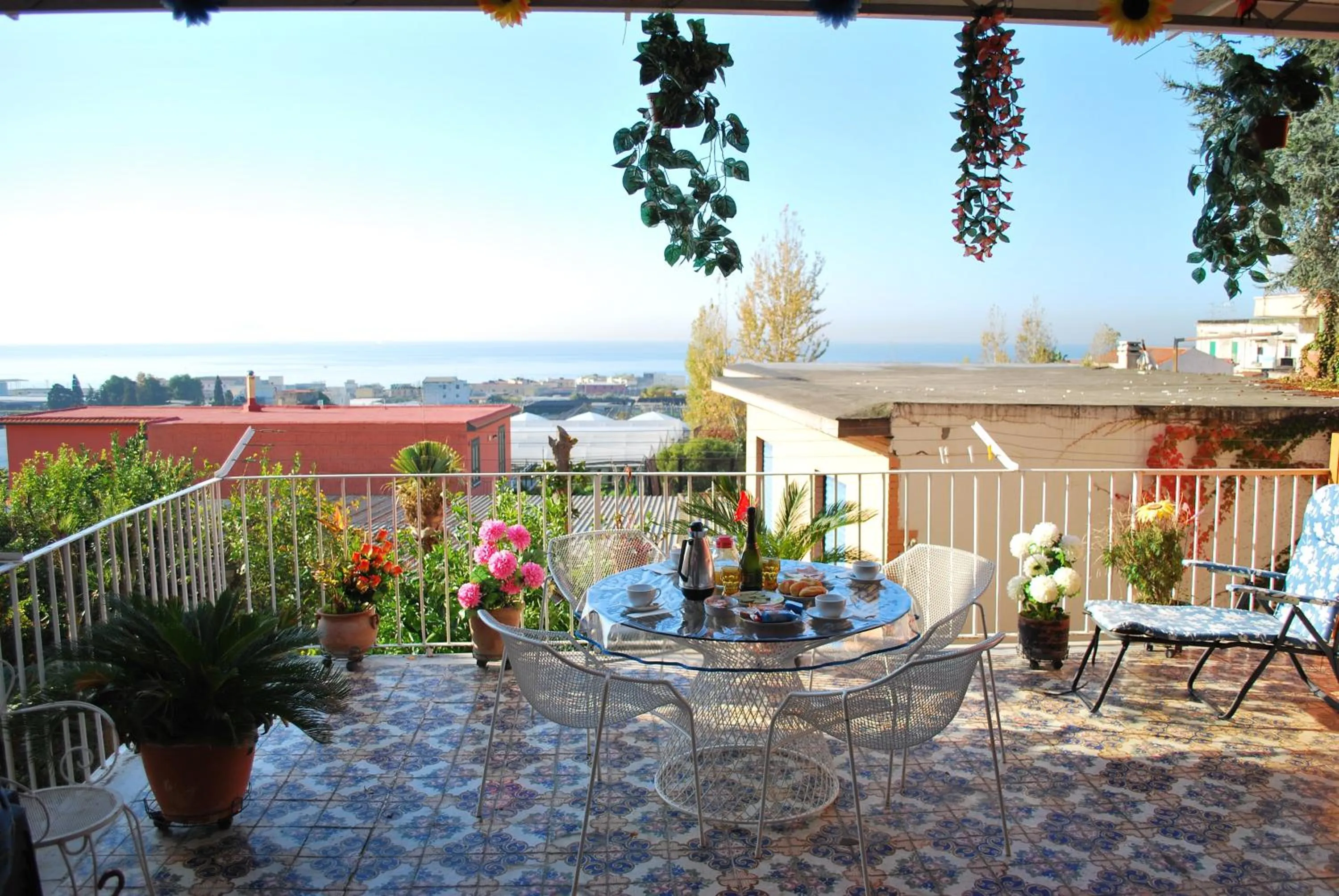 Balcony/Terrace in I Papiri B&B Aparthotel