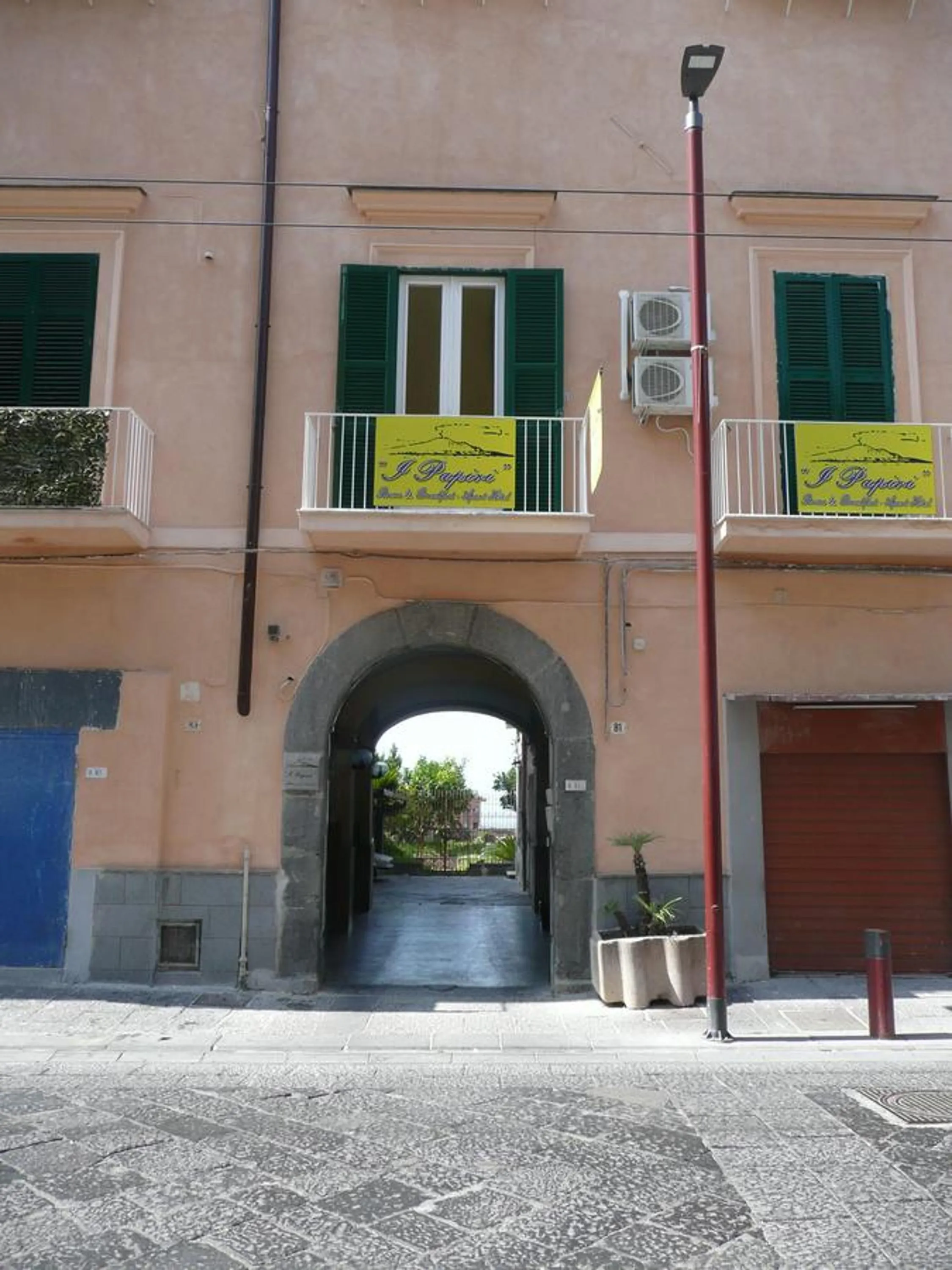 Facade/entrance in I Papiri B&B Aparthotel