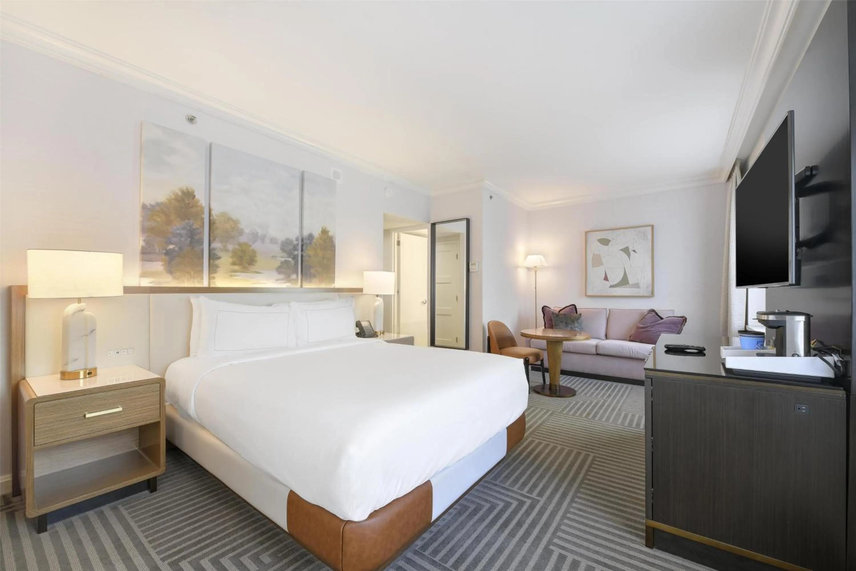 Bed in Capital Hilton