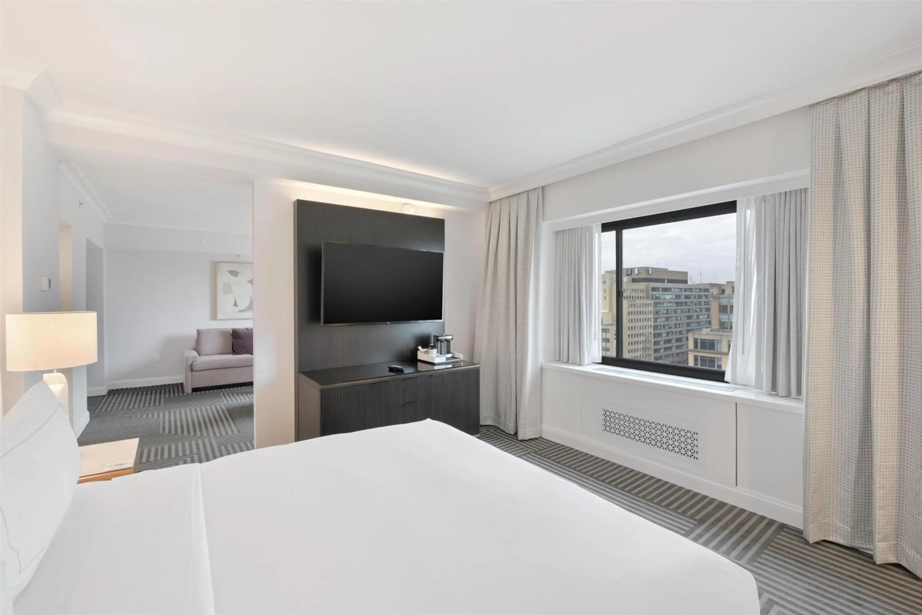 Bed in Capital Hilton