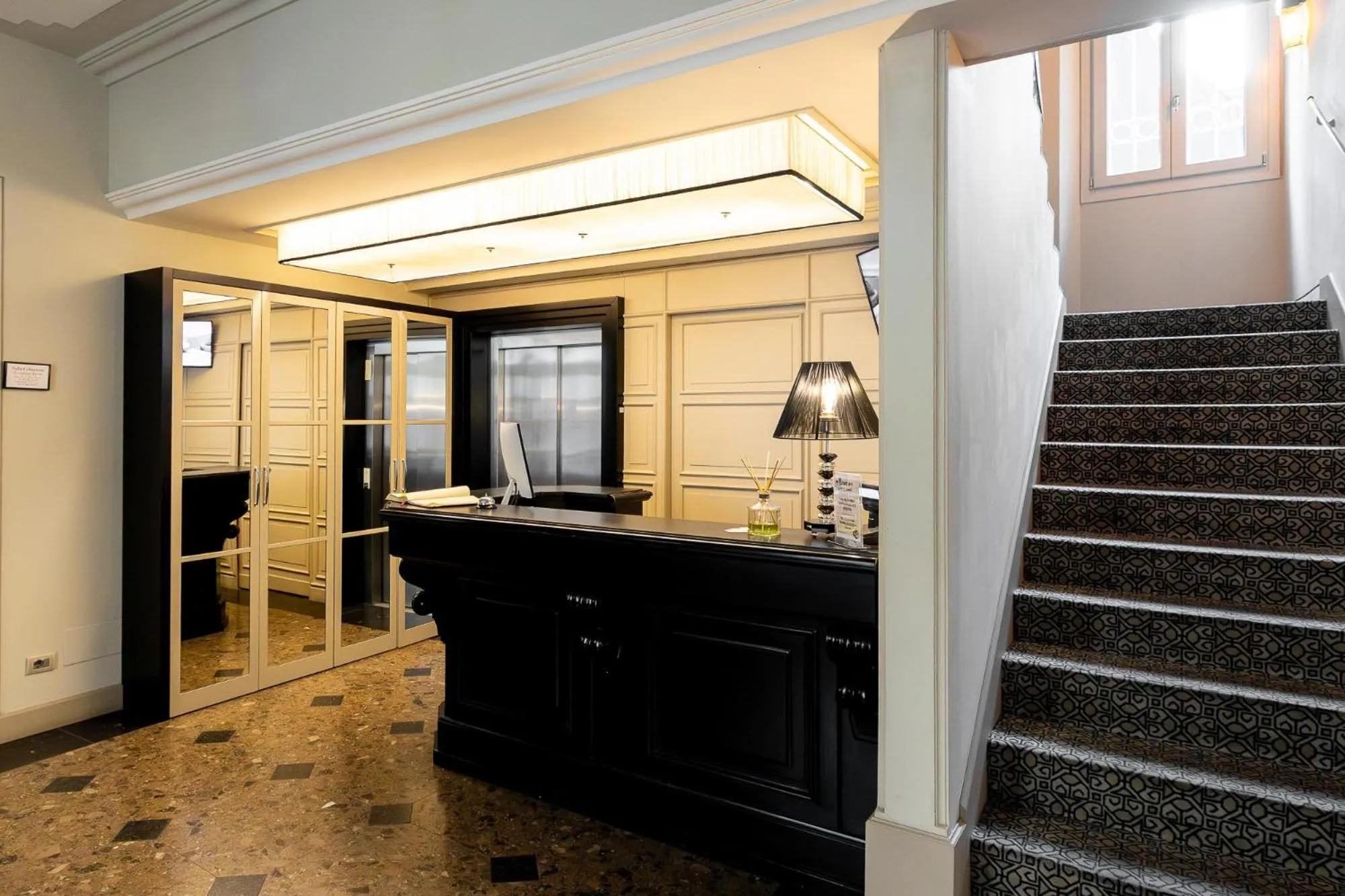 Lobby or reception in Hotel Patria