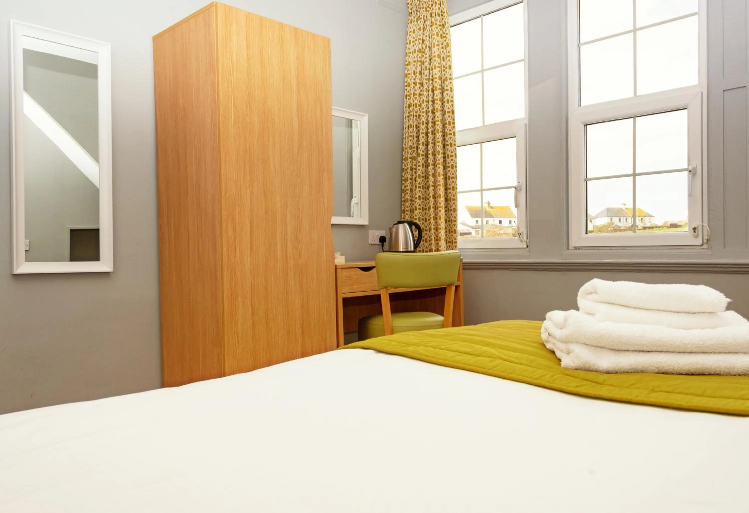 wardrobe, Bed in The Portpatrick Hotel by Compass Hospitality